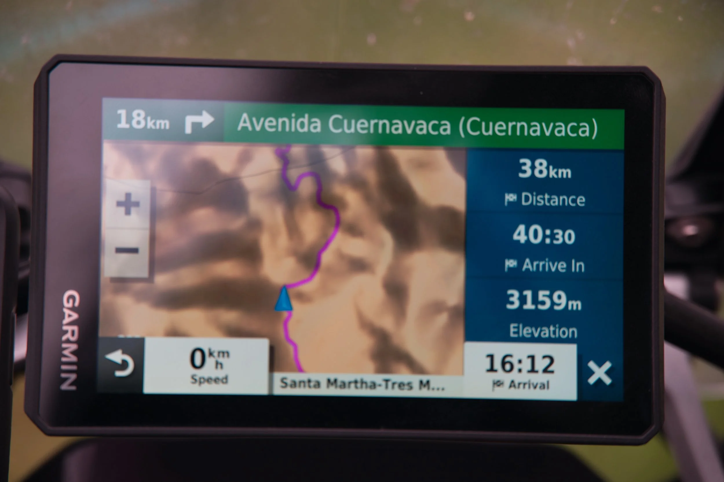 the highest point on the trip so far