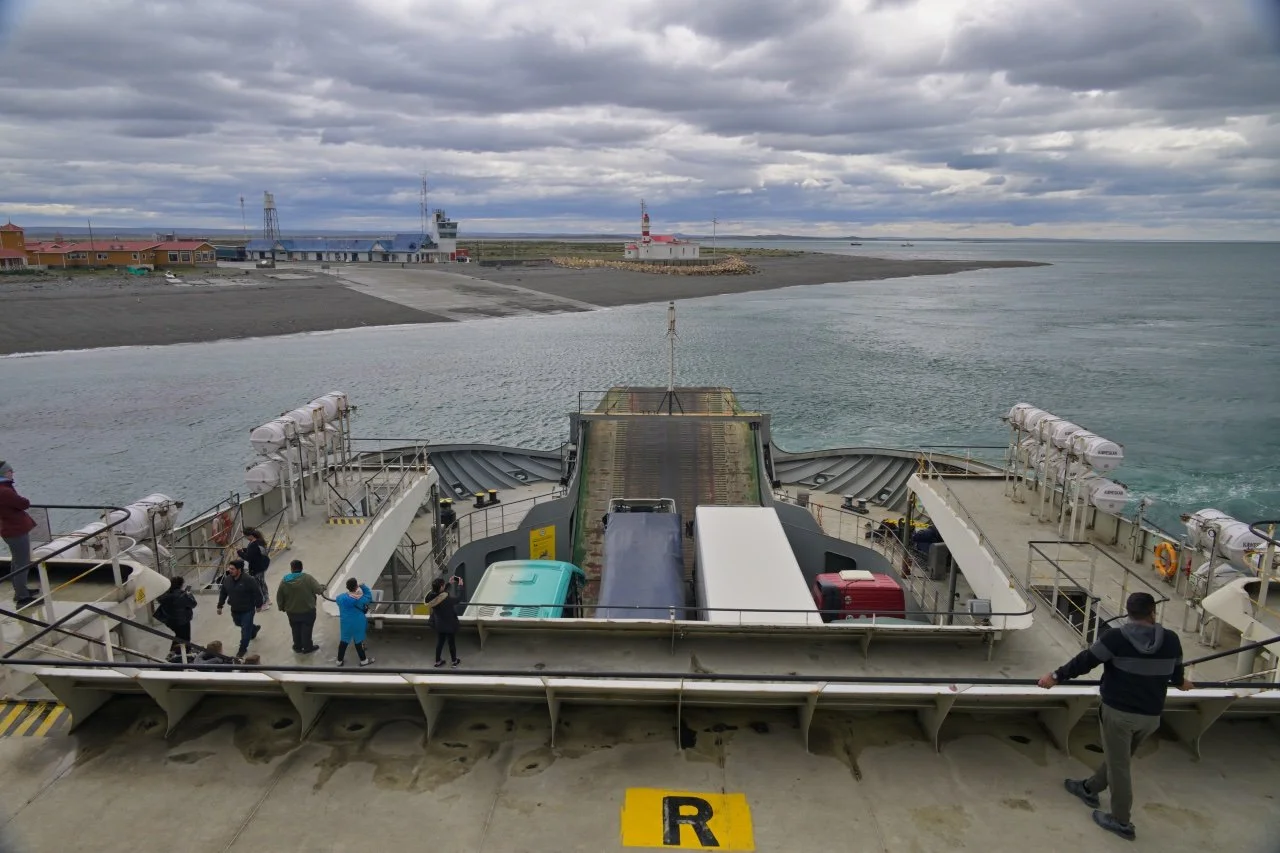  they just beach the ferry you drive on