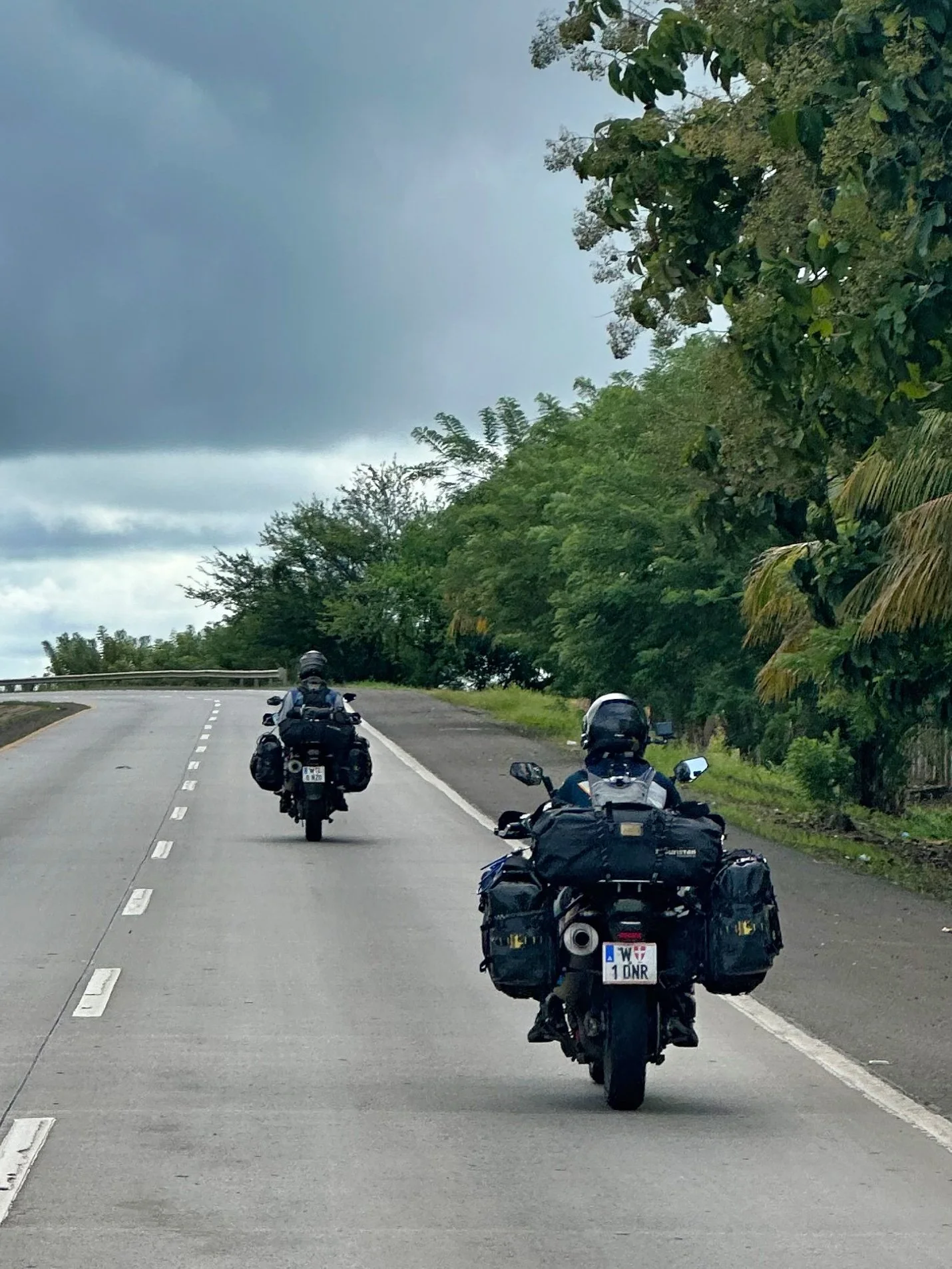 it is hard to find Kiki on her bike among all those bags 😊