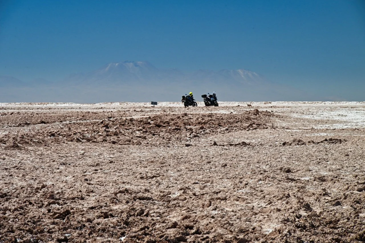  The soil around the lagoons is hard as a rock