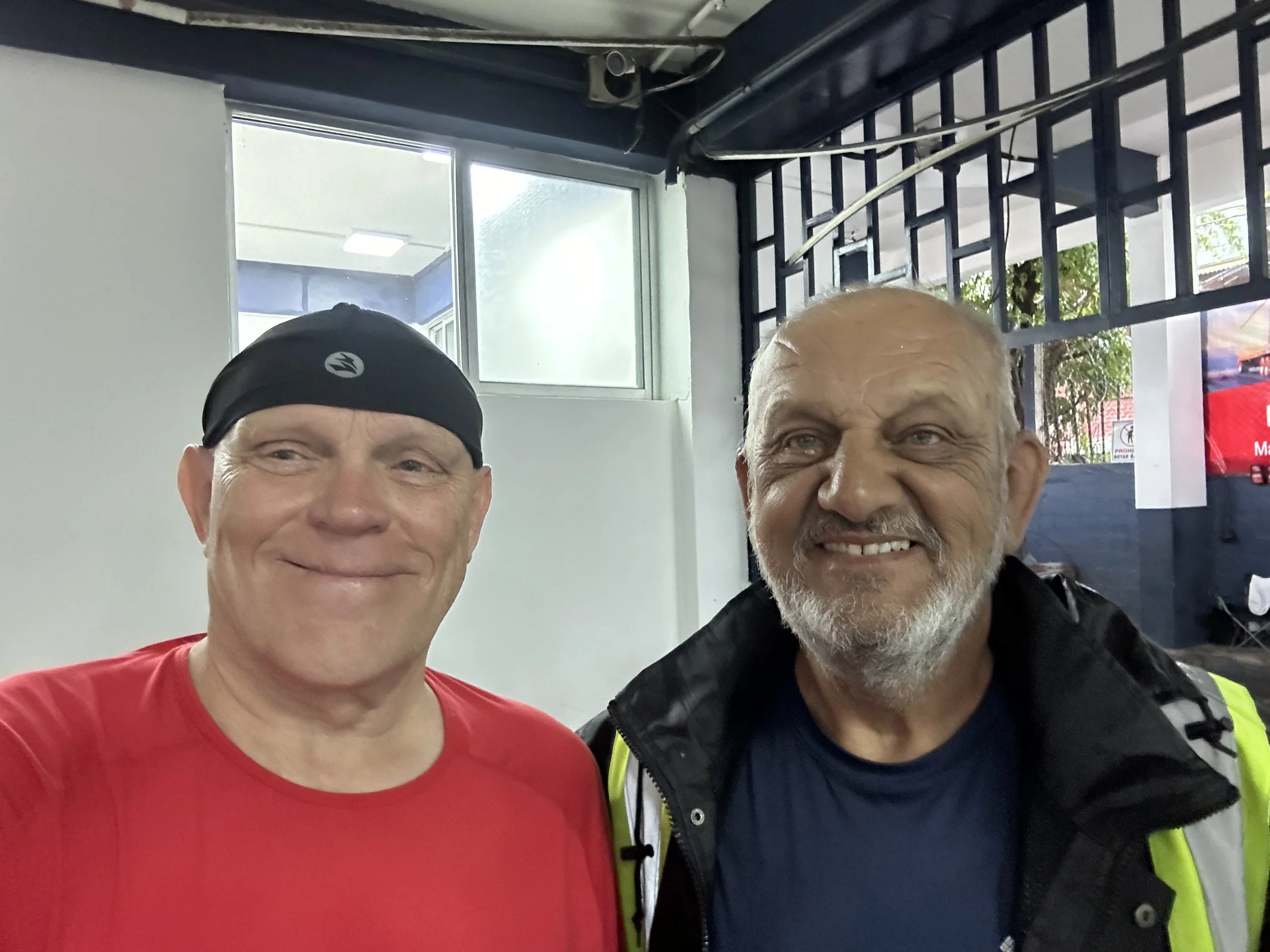 Luis from Peru was a big help at the borders