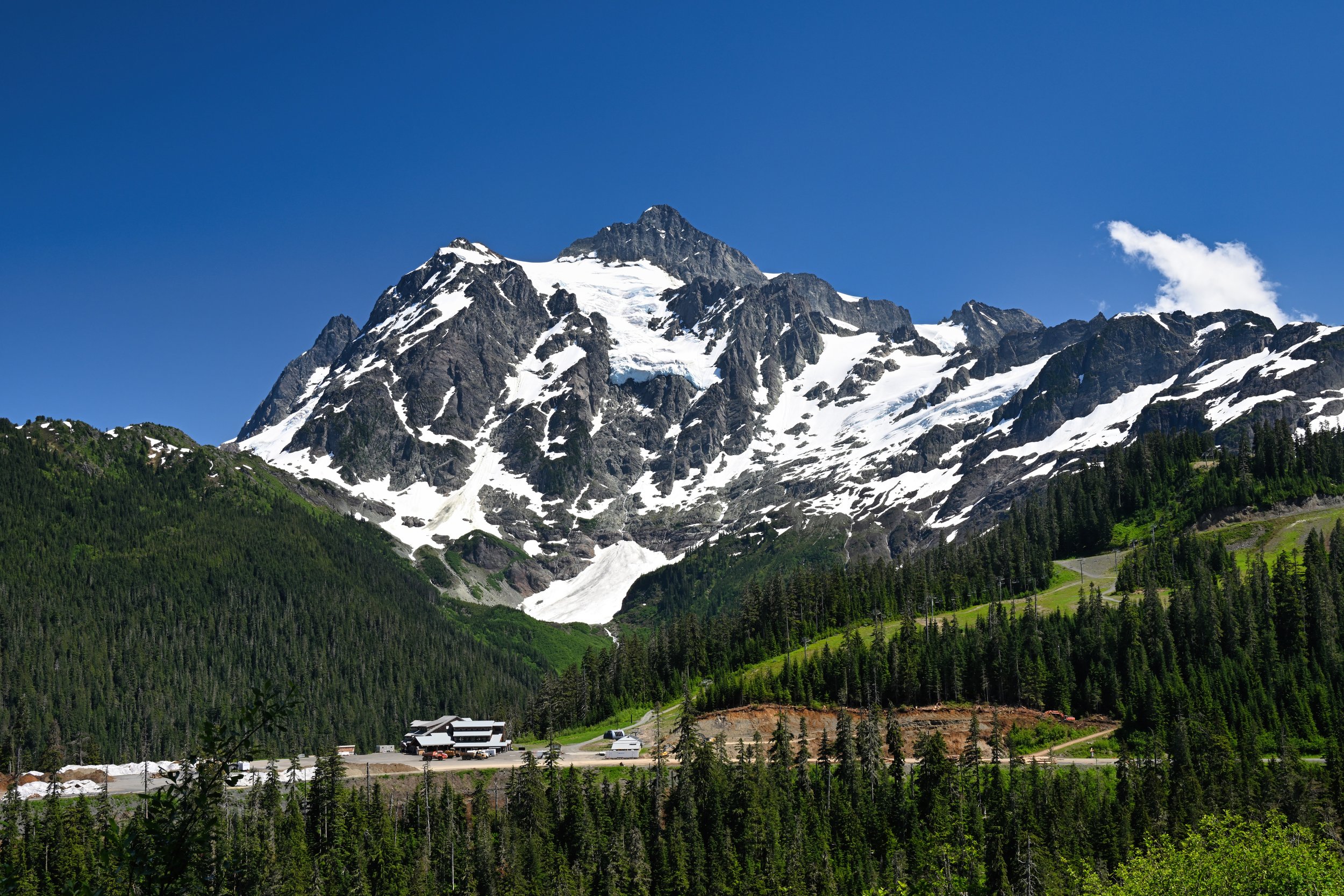 the lodge at Mt. Baker Ski Area