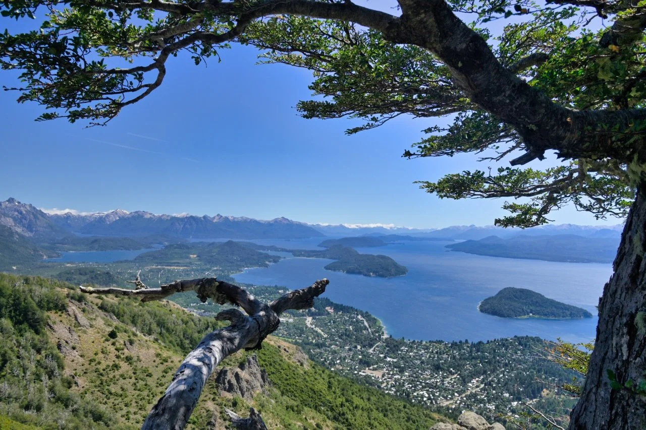  lakes, and mountains west of Bariloche