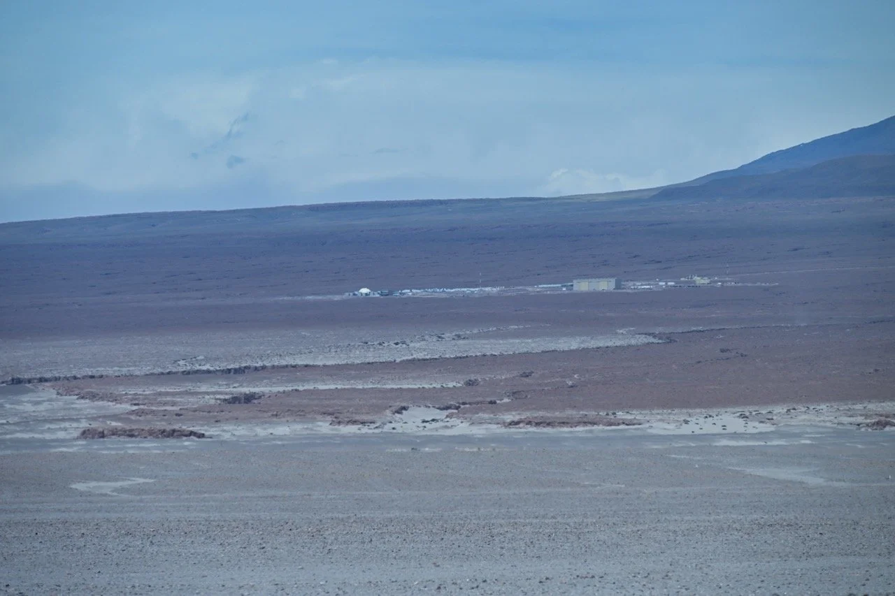 ALMA Observatory. actually I think these are only supported facilities. The telescopes are high on ridge.