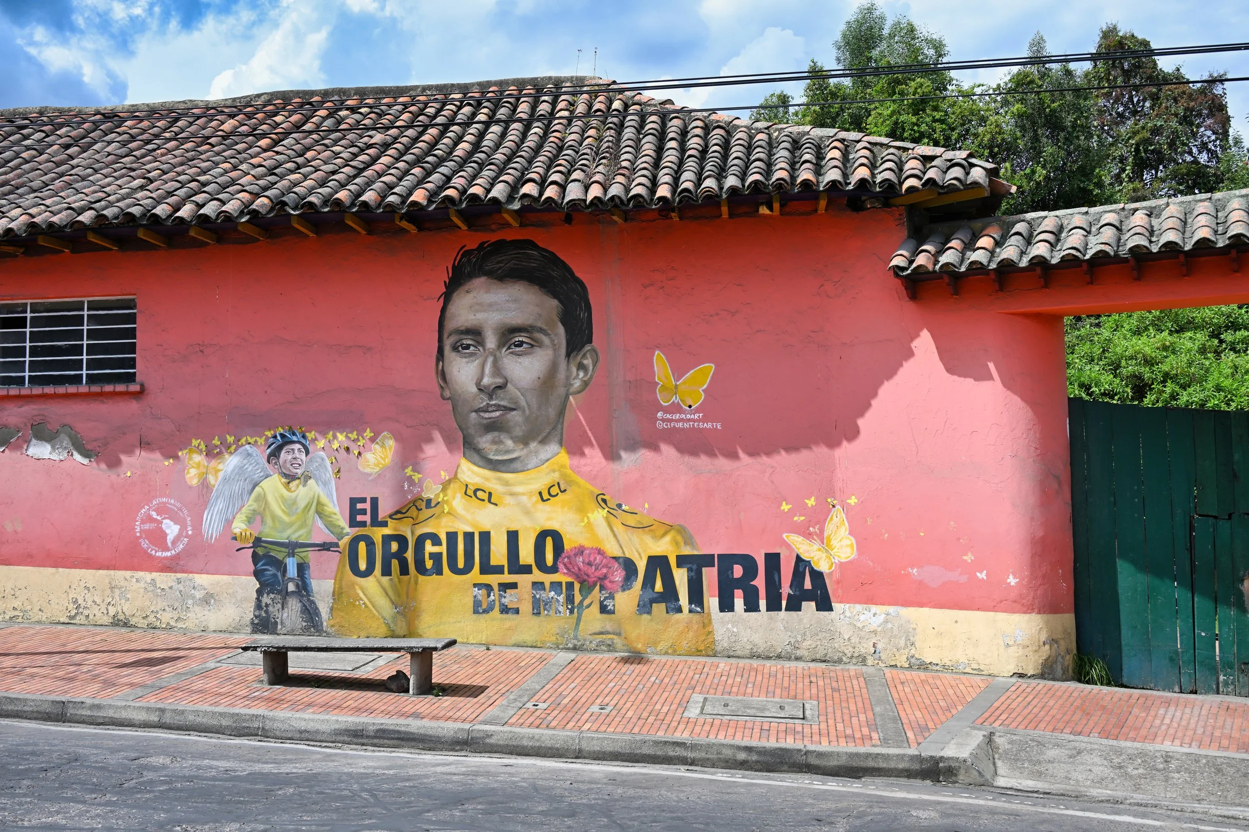 they like their heroes - Nairo Quintana, winner of Giro and 2nd in TdF