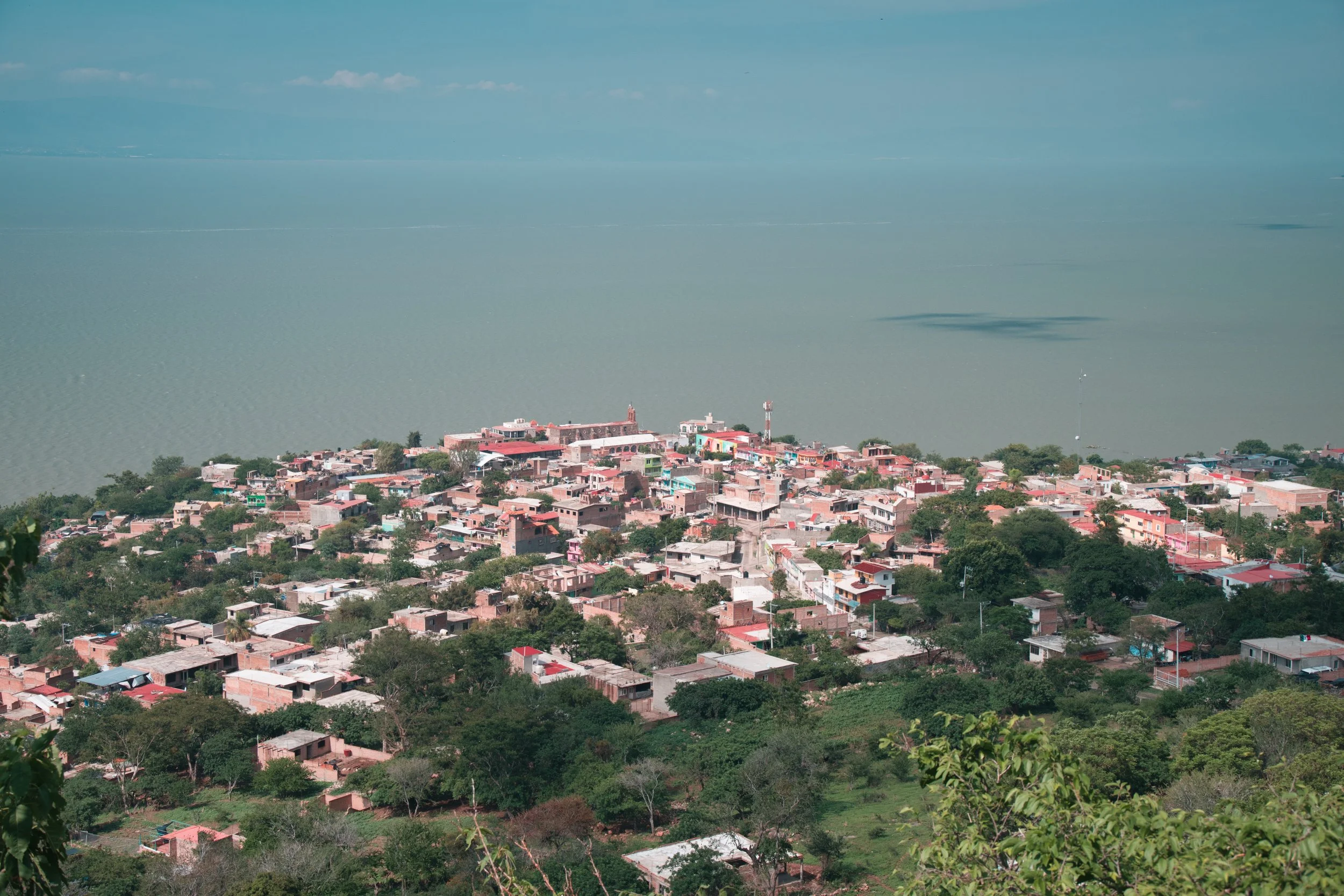 town of Mezcal on Chapala lake