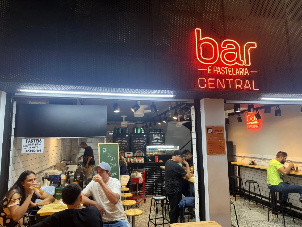 The bar is open, so what it is only 9 o'clock in the morning