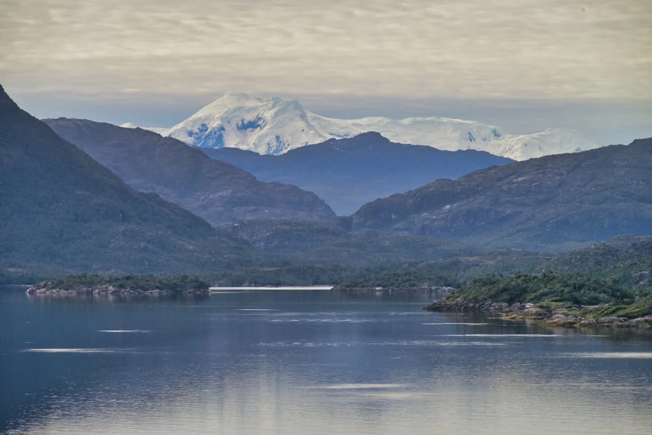  more narrow passes ahead of us with a beautiful background