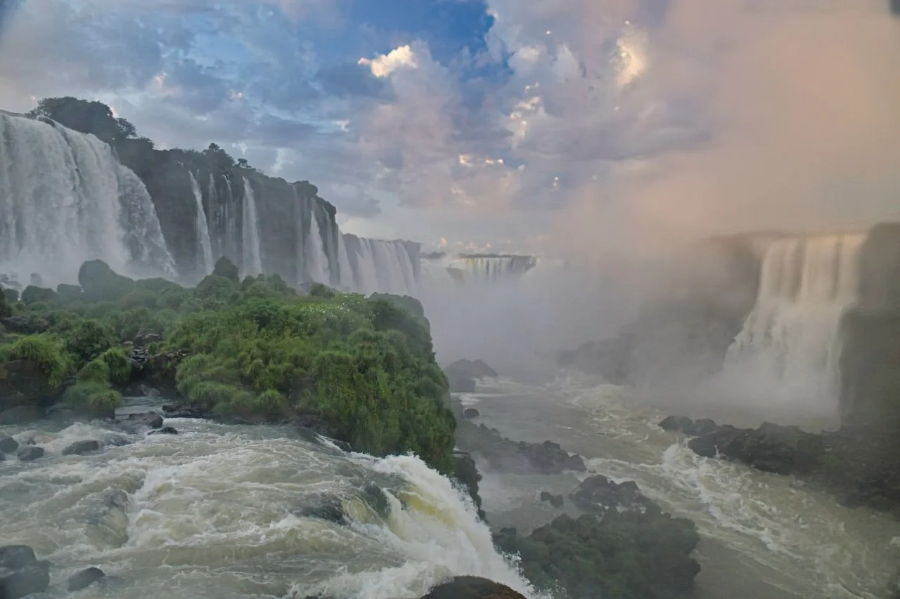  looking inside the Falls