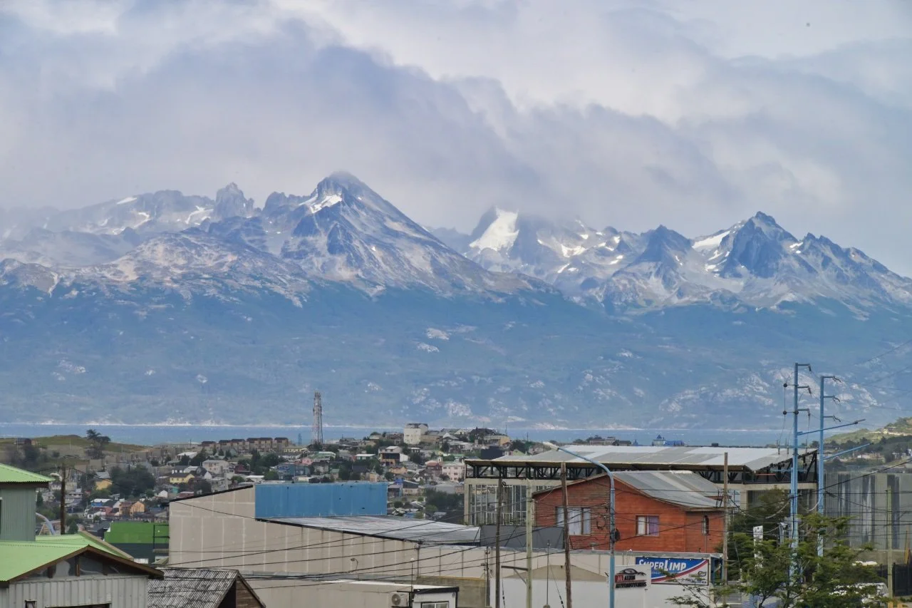  mountains across the Beagle Channel. That is actually Chile.
