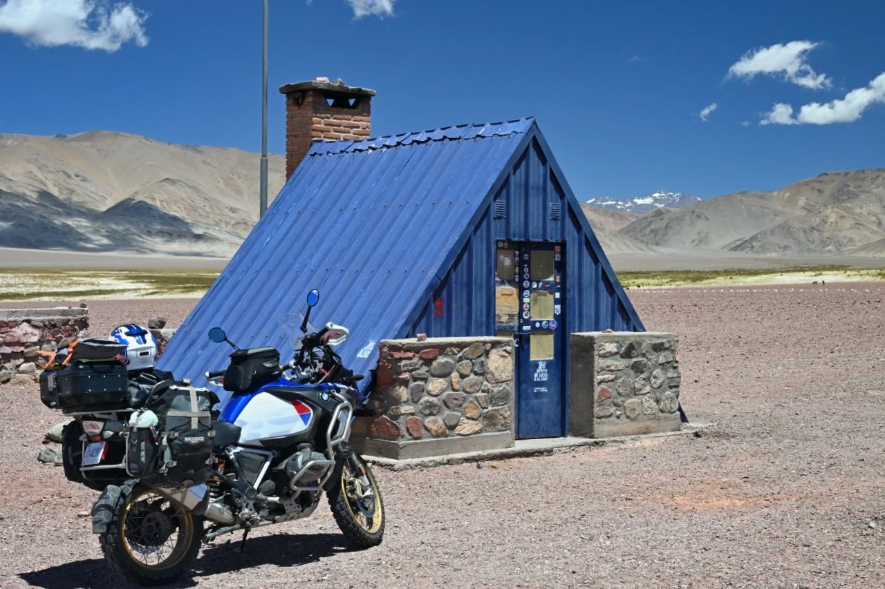  one of few emergency shelters along the road