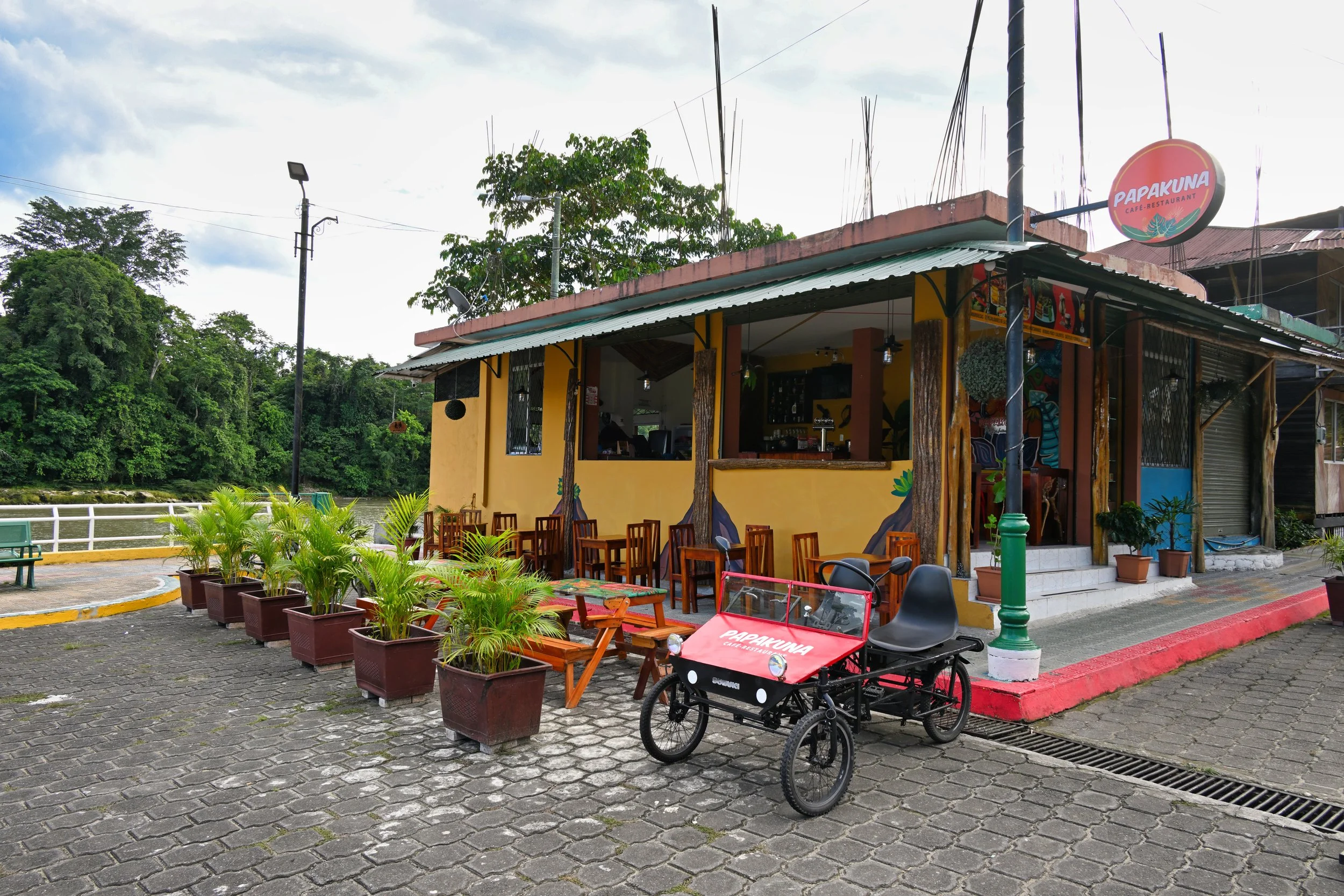 dinner on the river shore