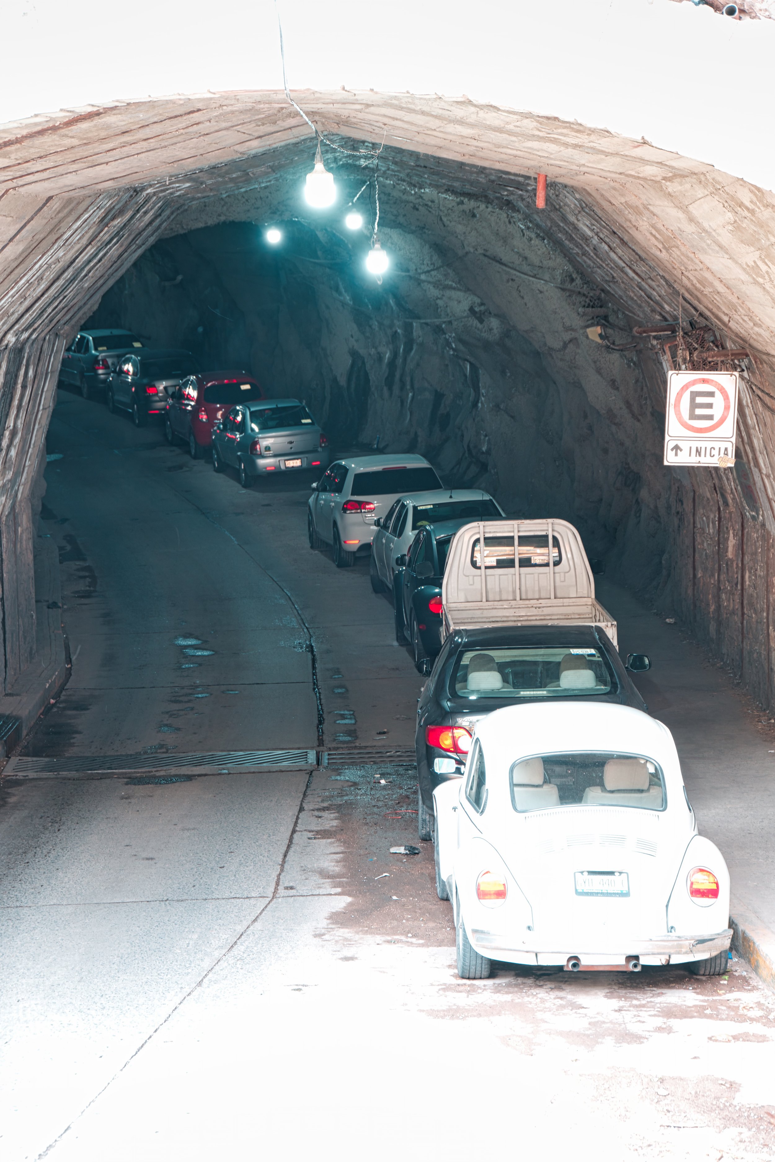 locals use tunnels for parking