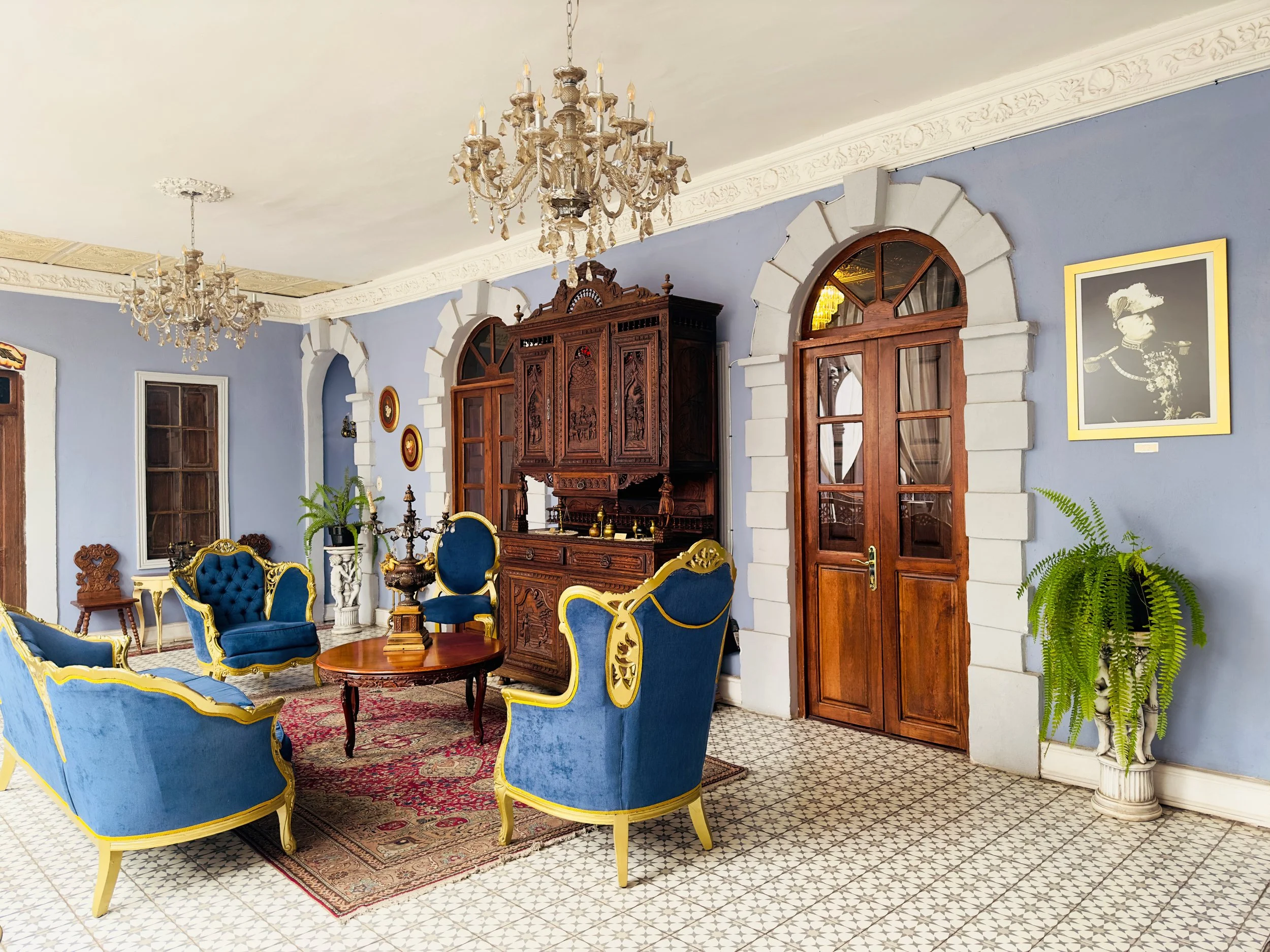 those two doors lead to my room