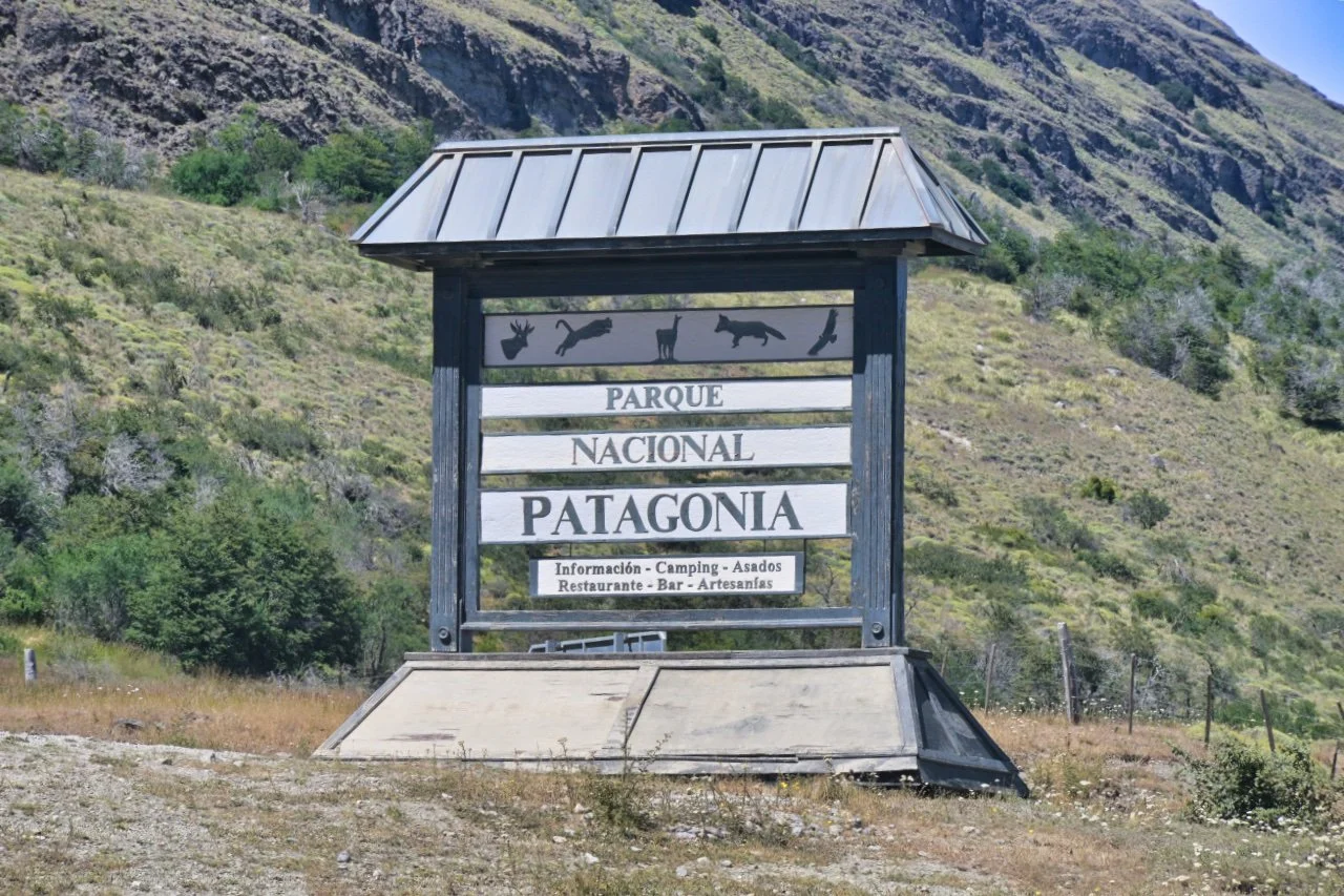  entering Patagonia national Park, just north of Cochrane