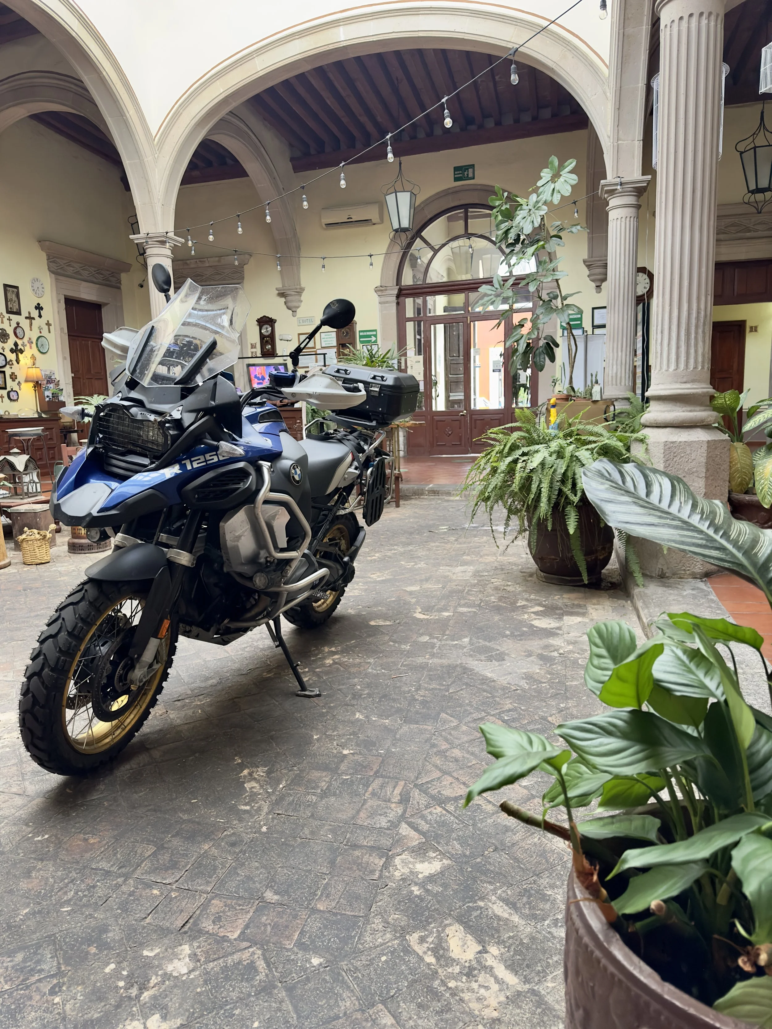 parking in the lobby