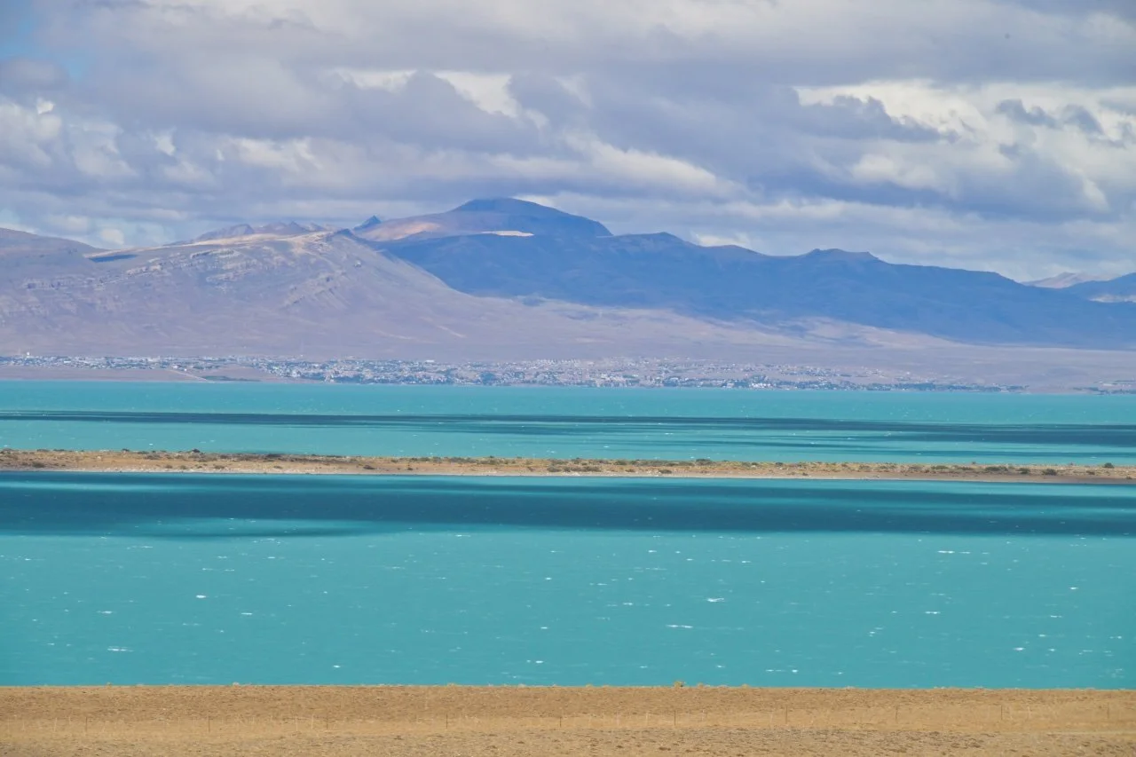 El Calafate is the other side of the lake