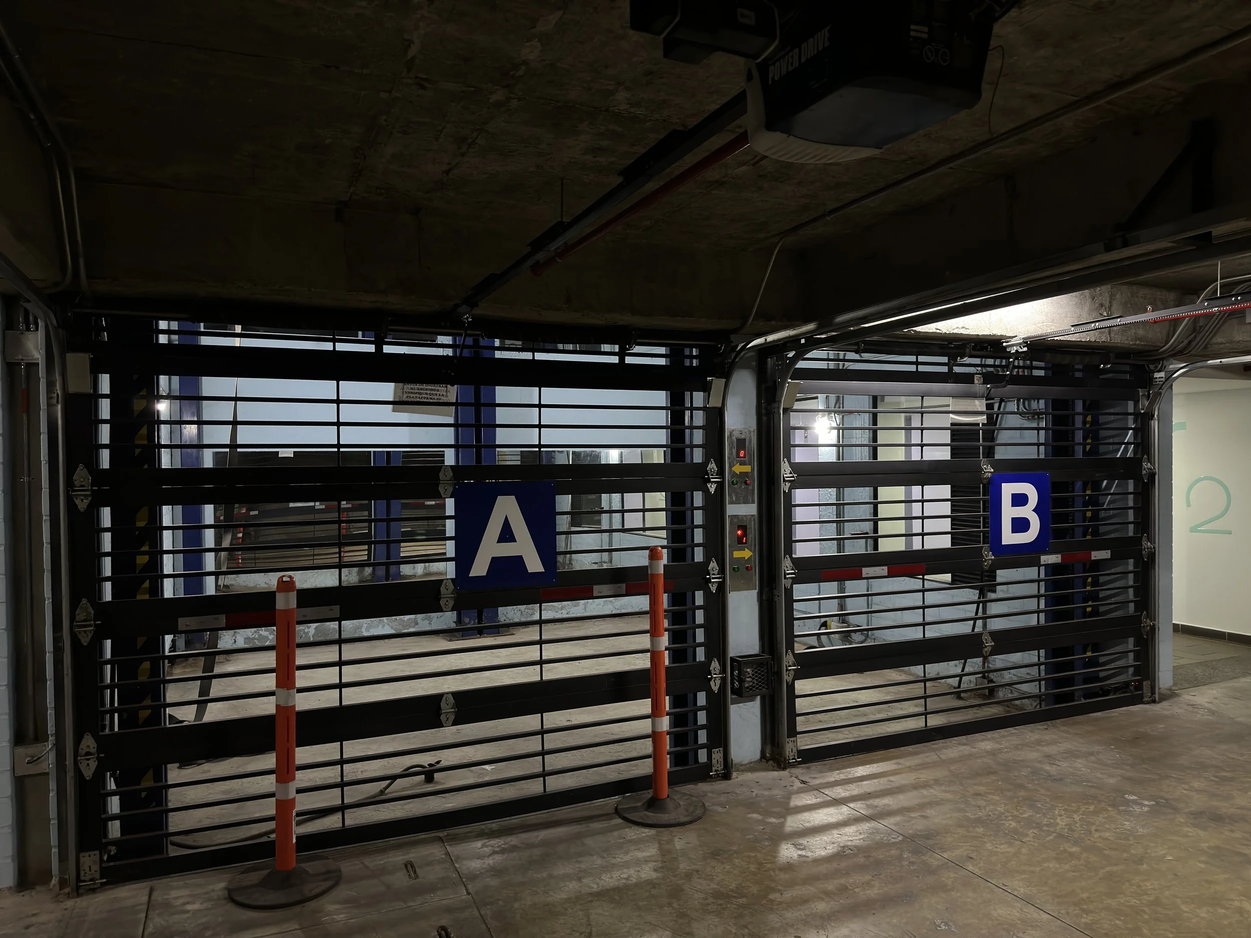 one of four gates to get to my parking spot