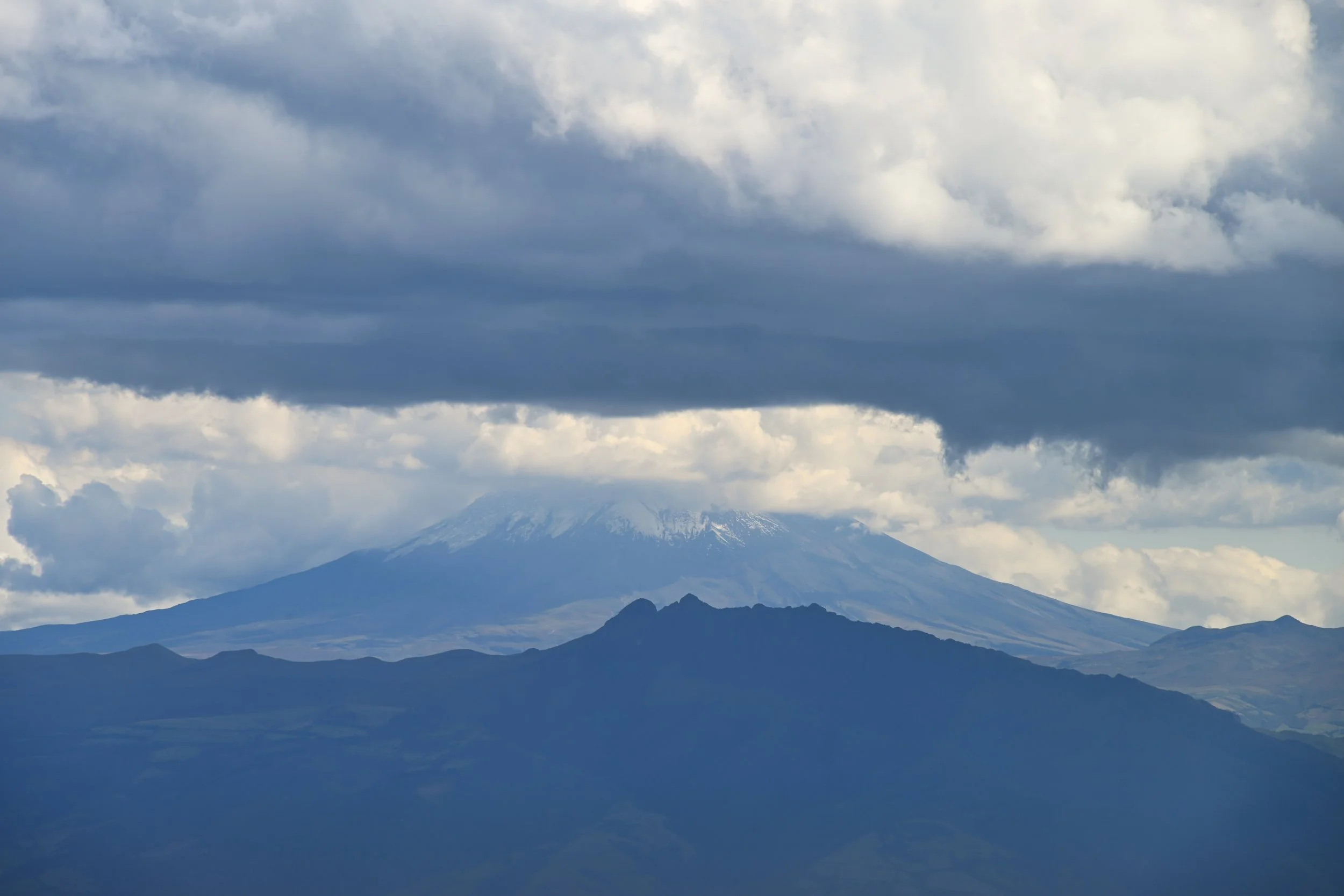 Cotopaxi volcano, looking south
