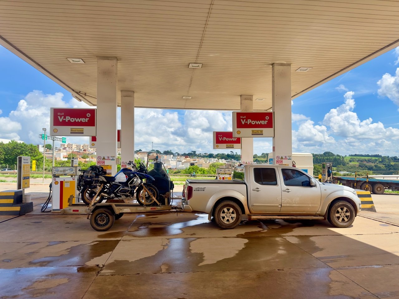  Fuelling up, it's a long road.