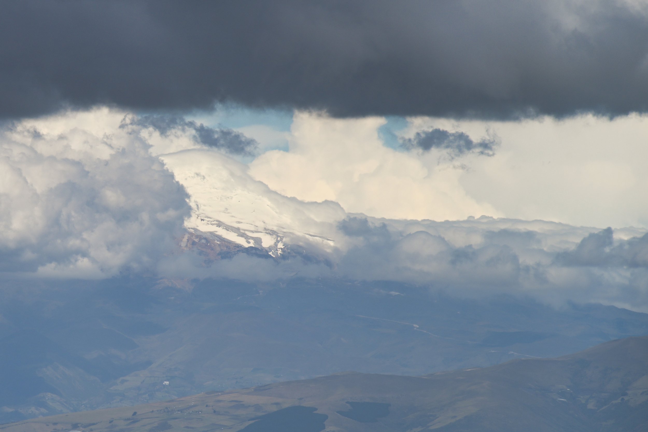 another snow covered volcano