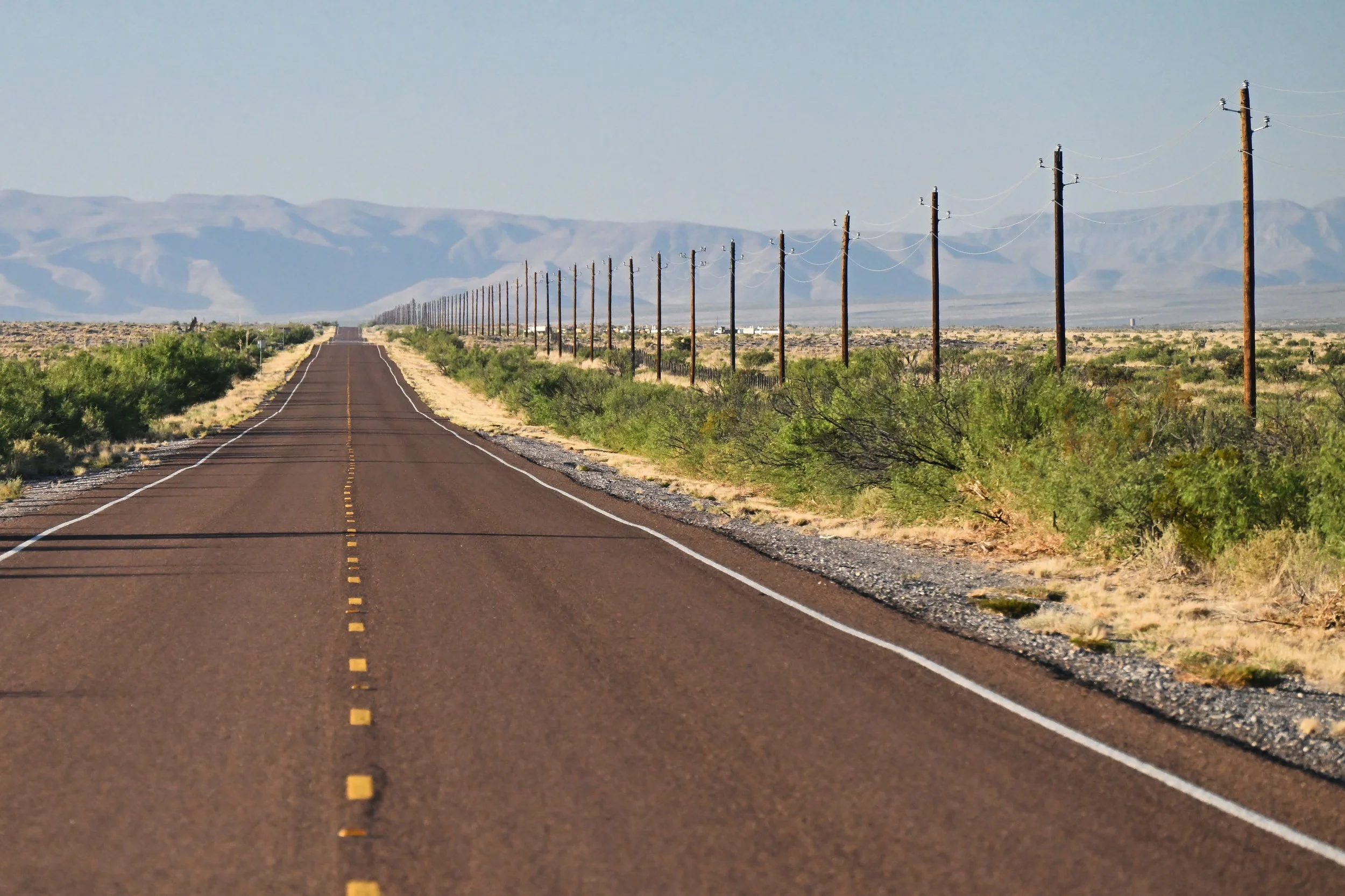 straight with no traffic