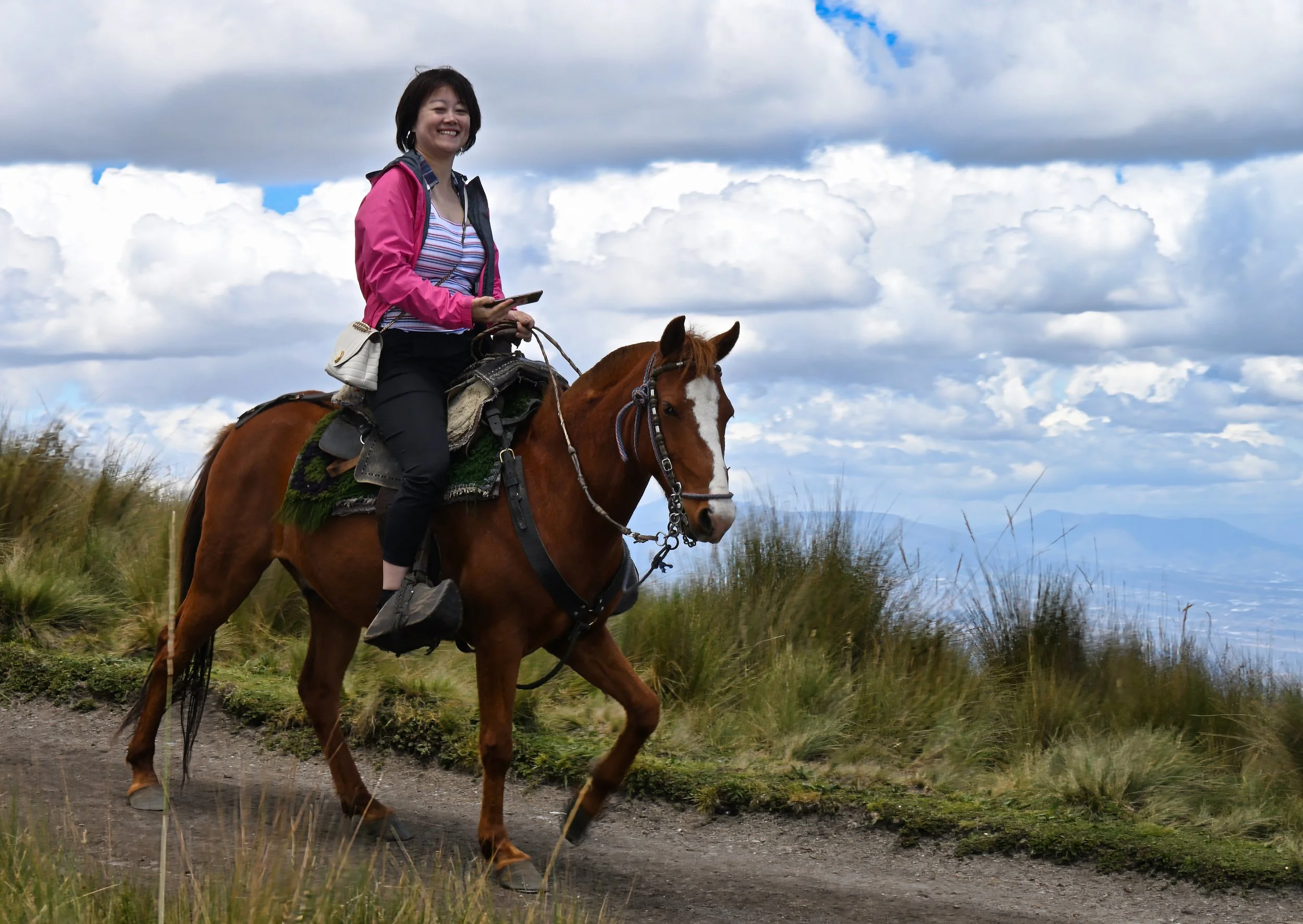 you can hire a horse with a guide if you don't want to hike ...