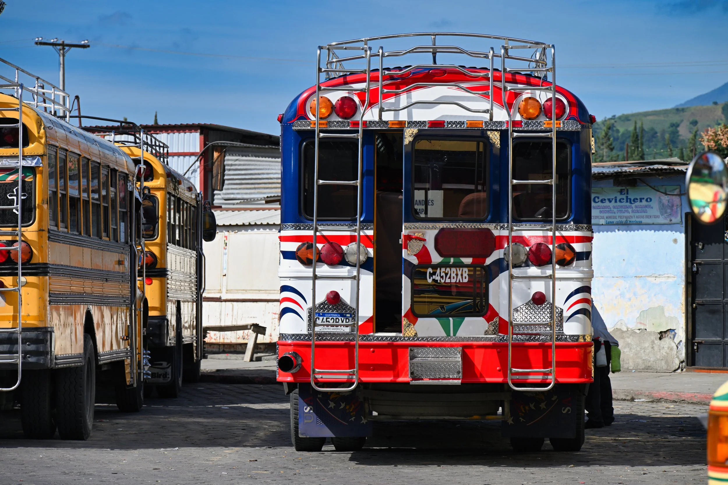 taking the most colourful bus ...