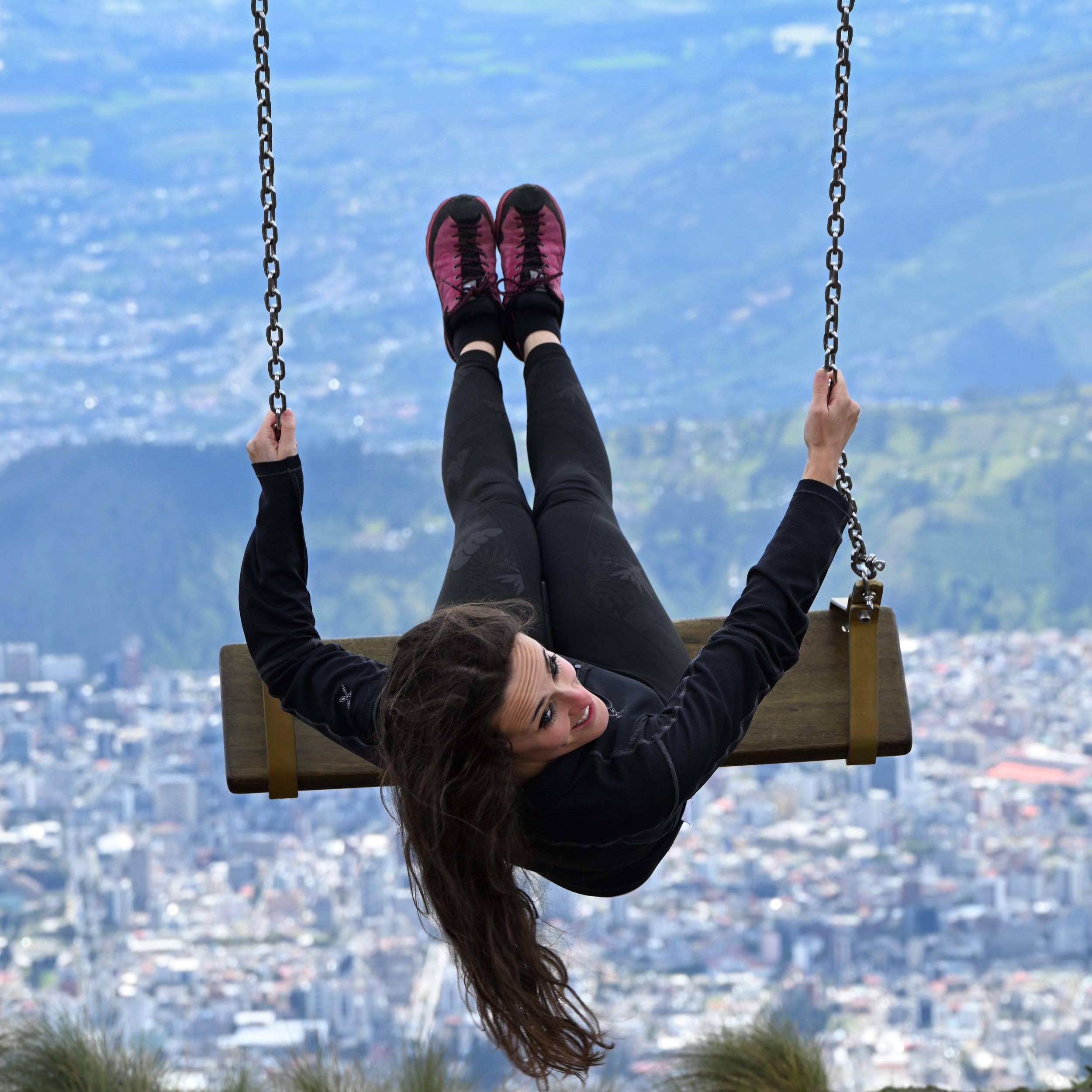 a swing at 4,100m ...