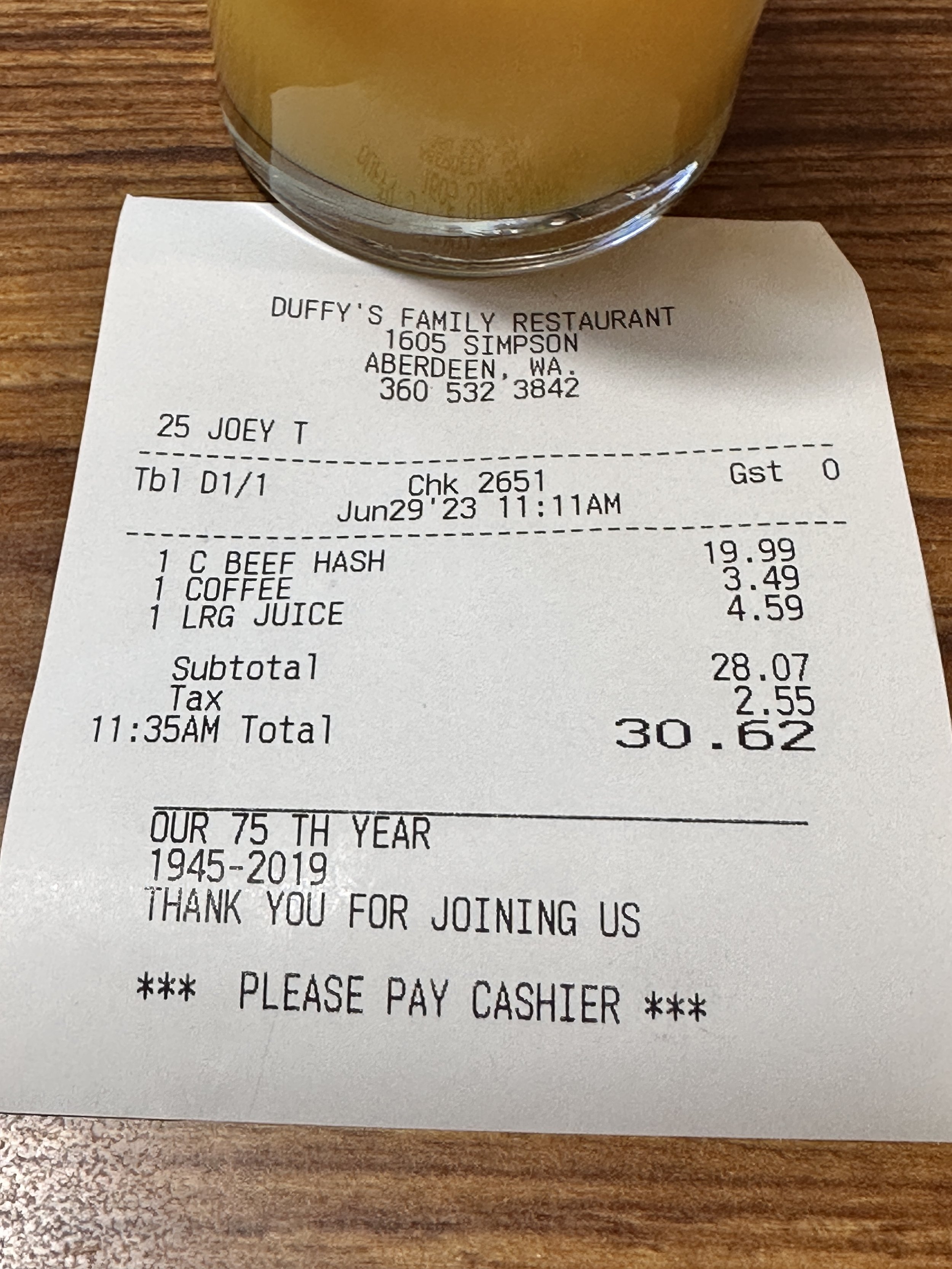 expensive breakfast 🙄