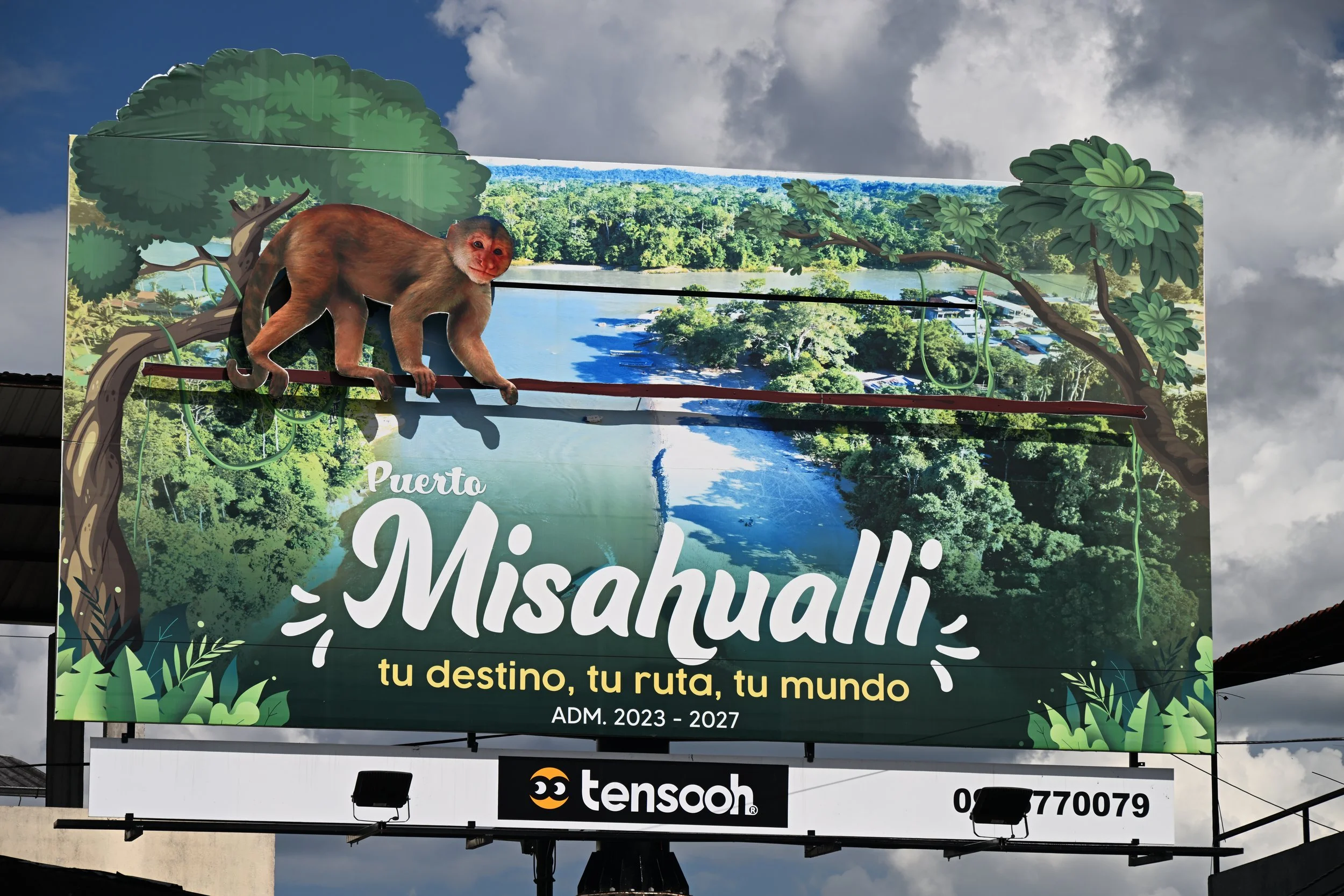 sign in the town sqare