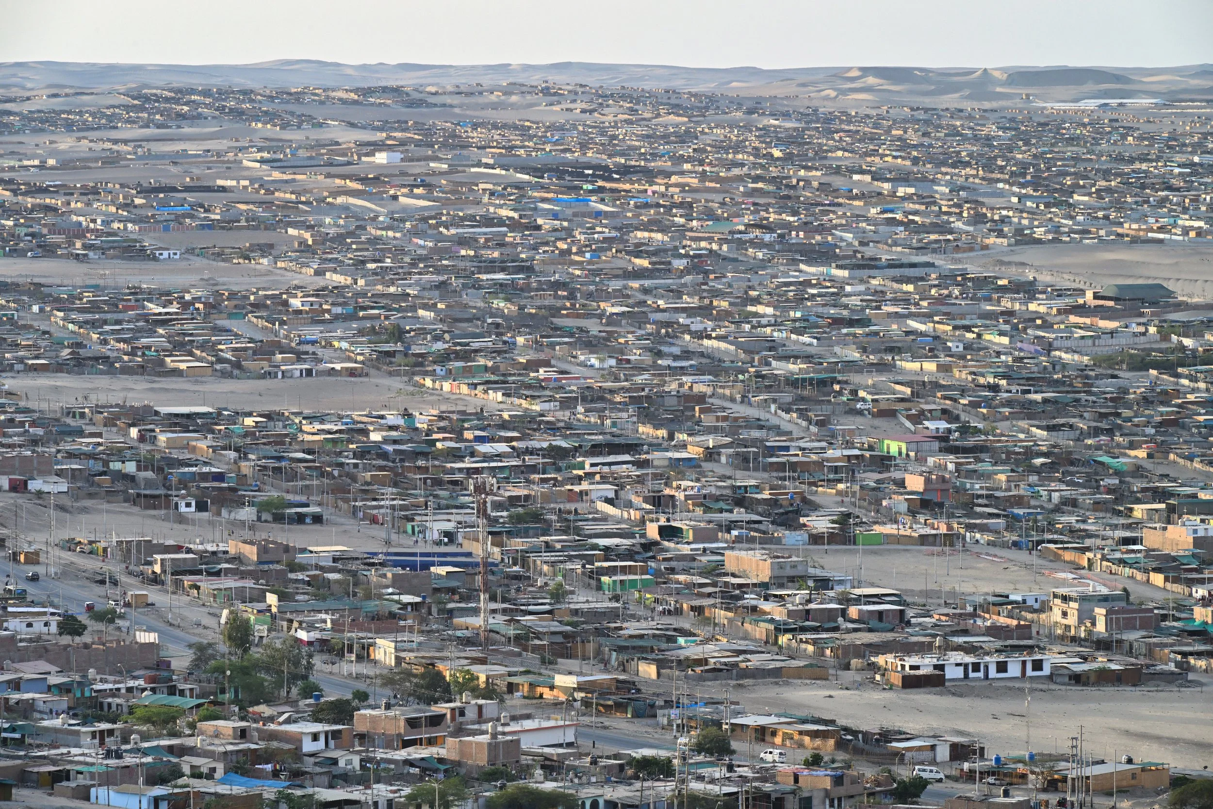 on the other side of the tracks, I mean dunes