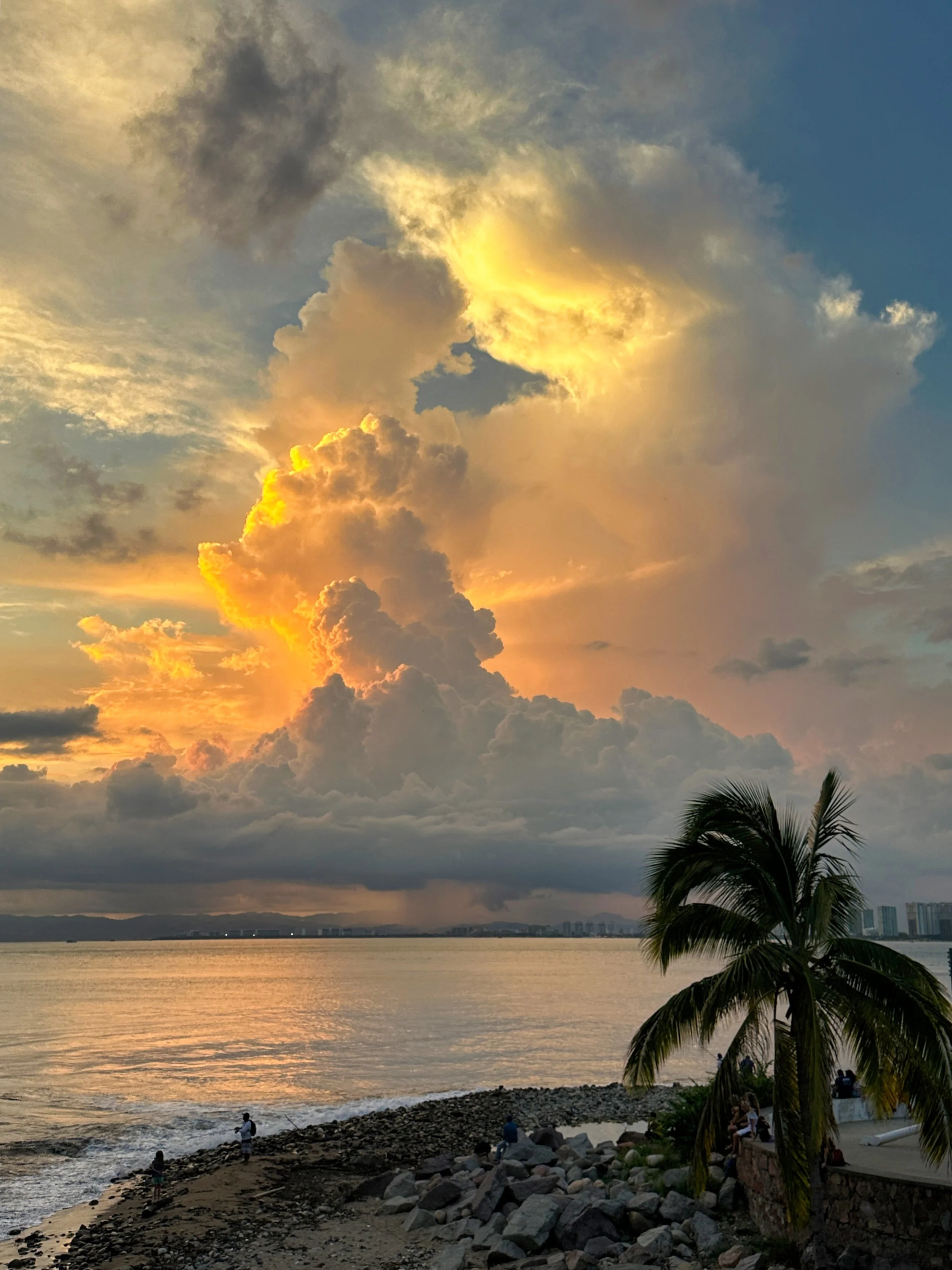 crazy clouds above PVR