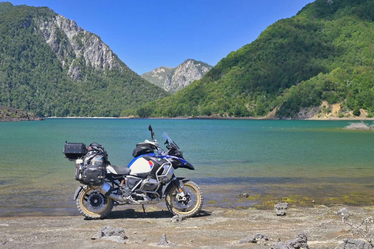 The next lake, appropriately called the green lake