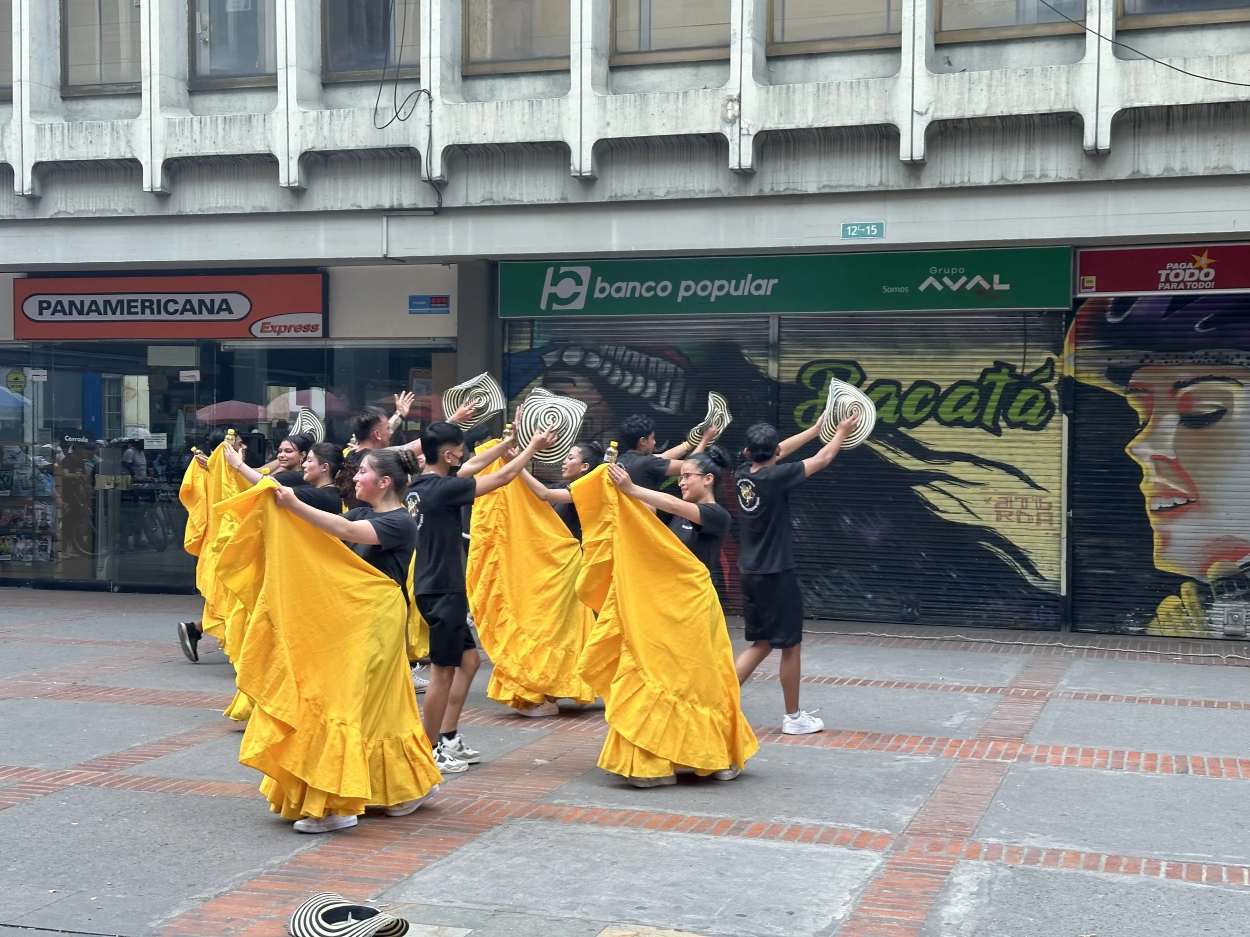 dance ansamble performing