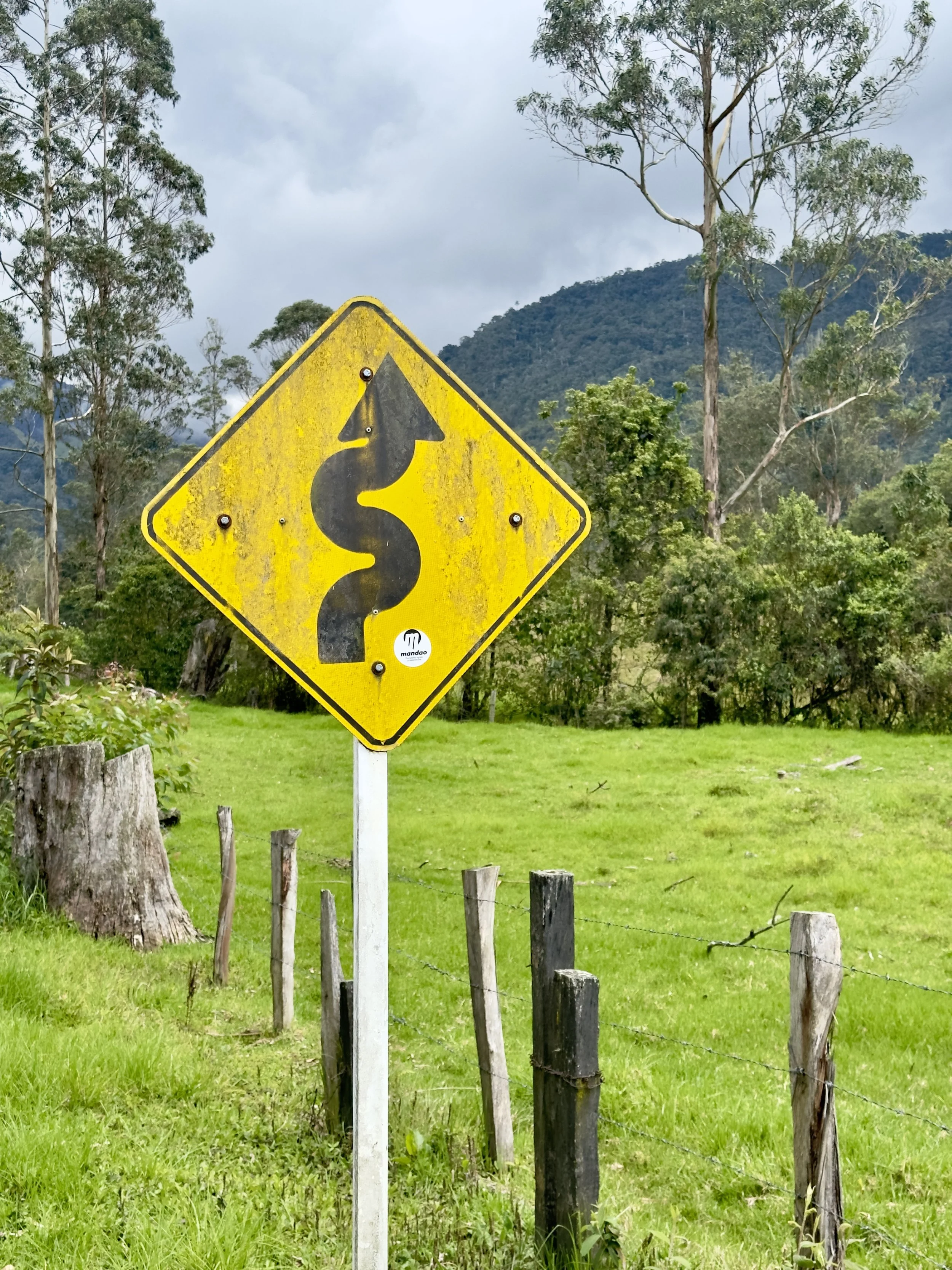 most redundant road sign in Colombia ...