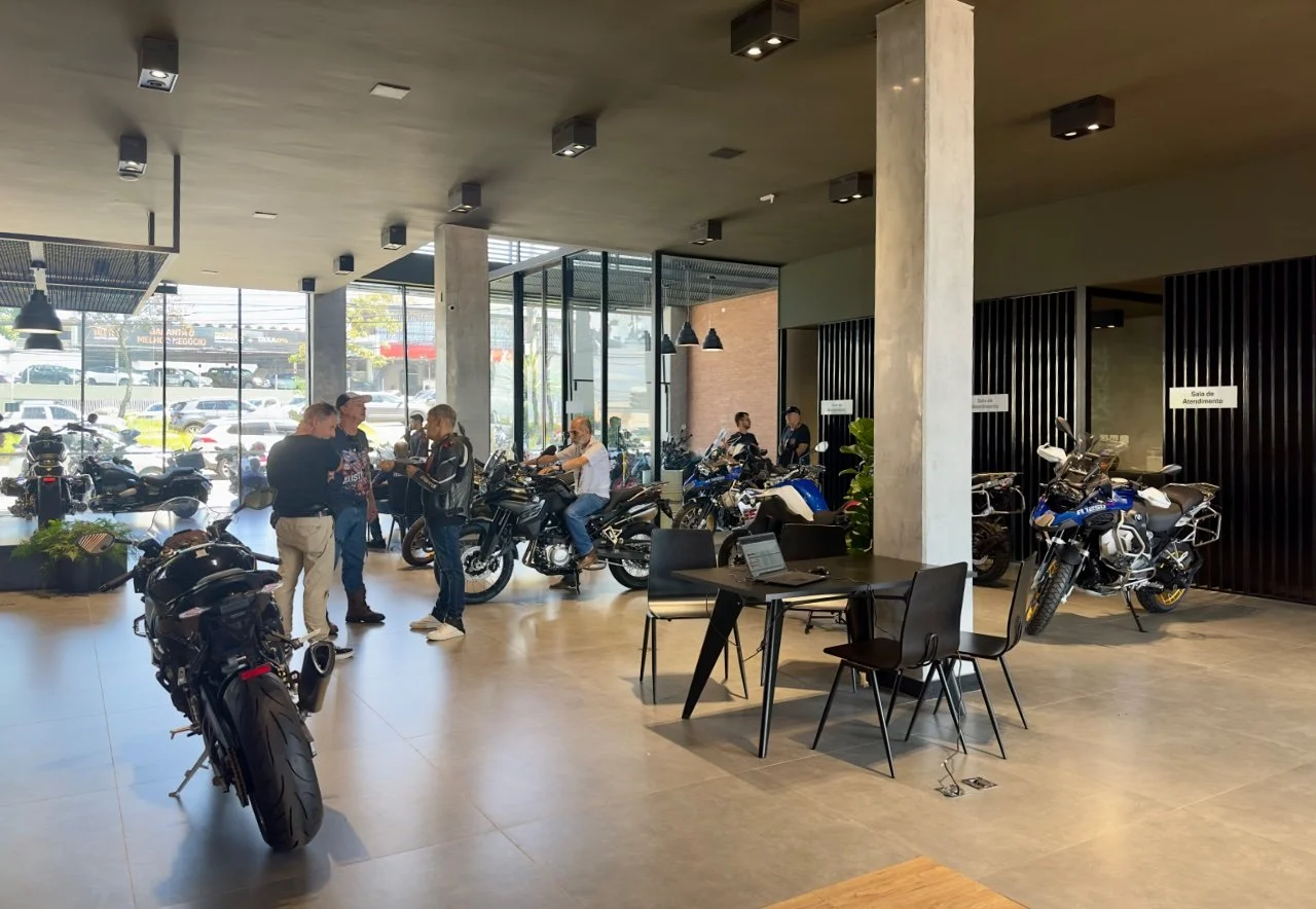  the main floor at the dealership