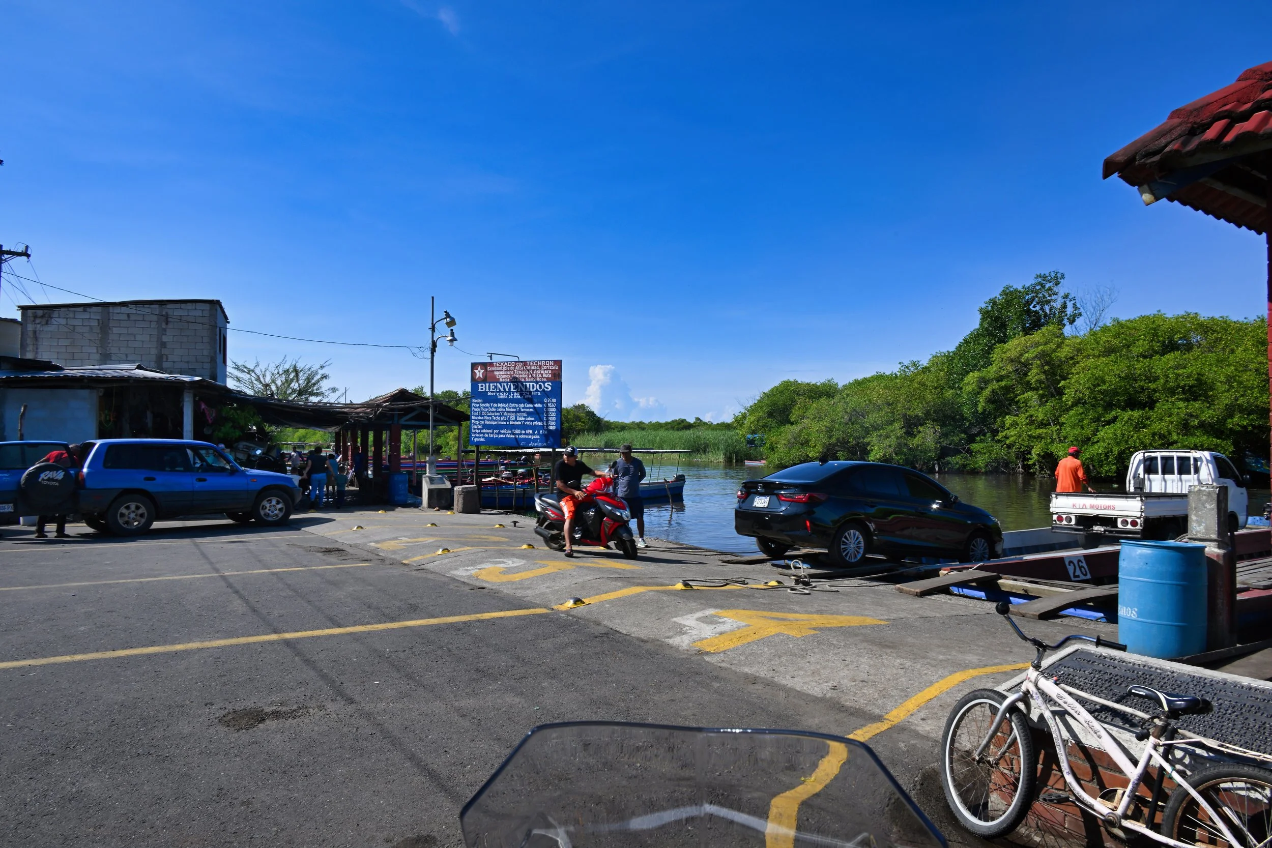 only way fwd is on those canoes. No thanks