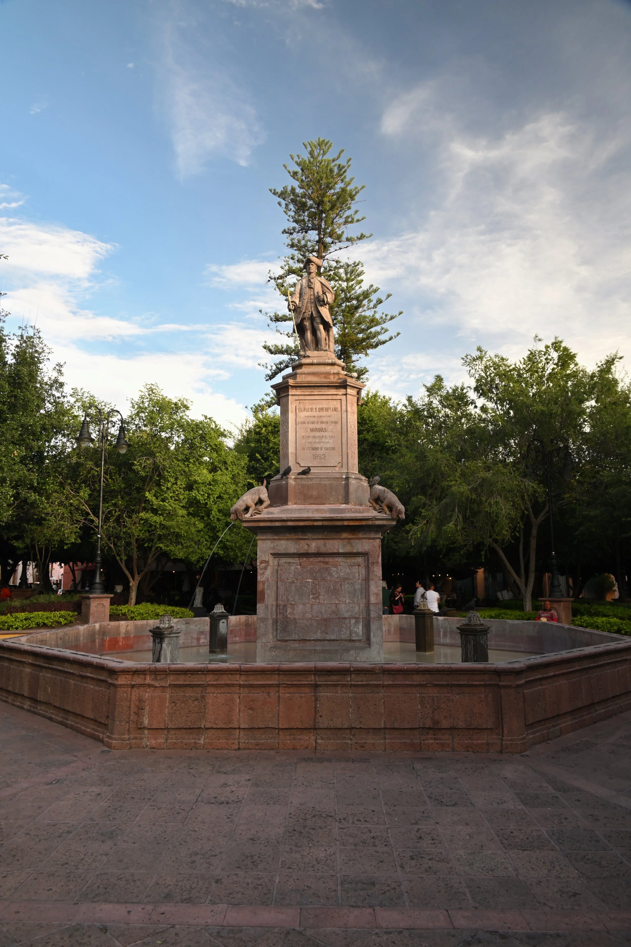 the only water around ... but can't swim there