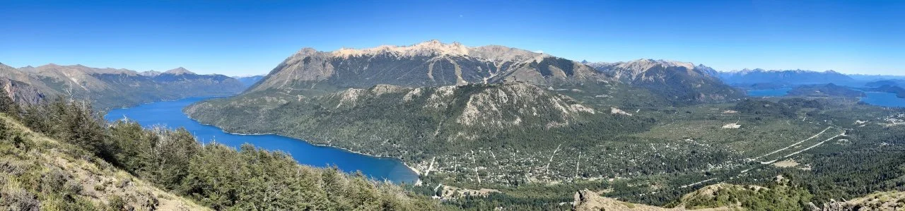  a mountain panorama from the hike