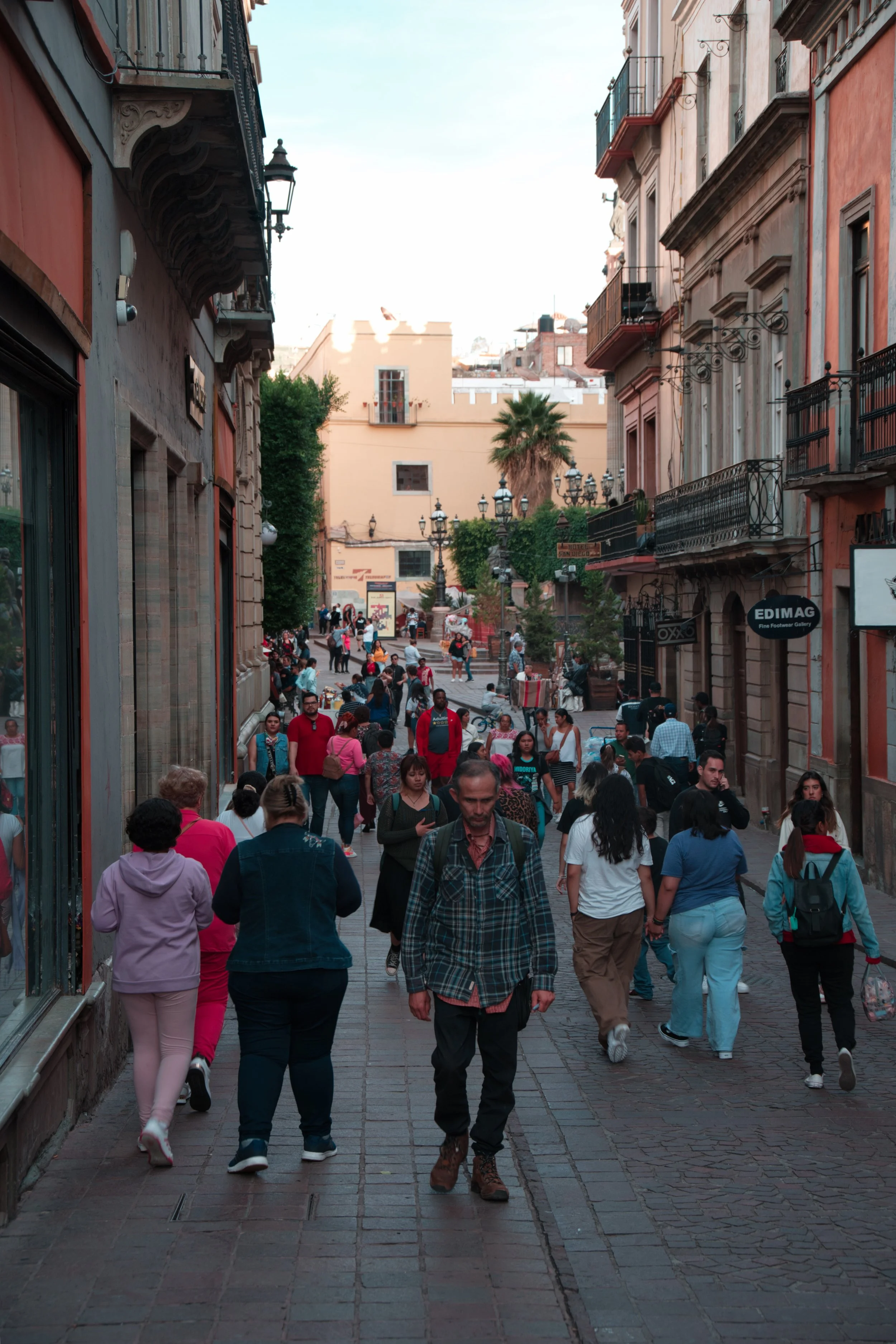 busy with non-gringo tourists