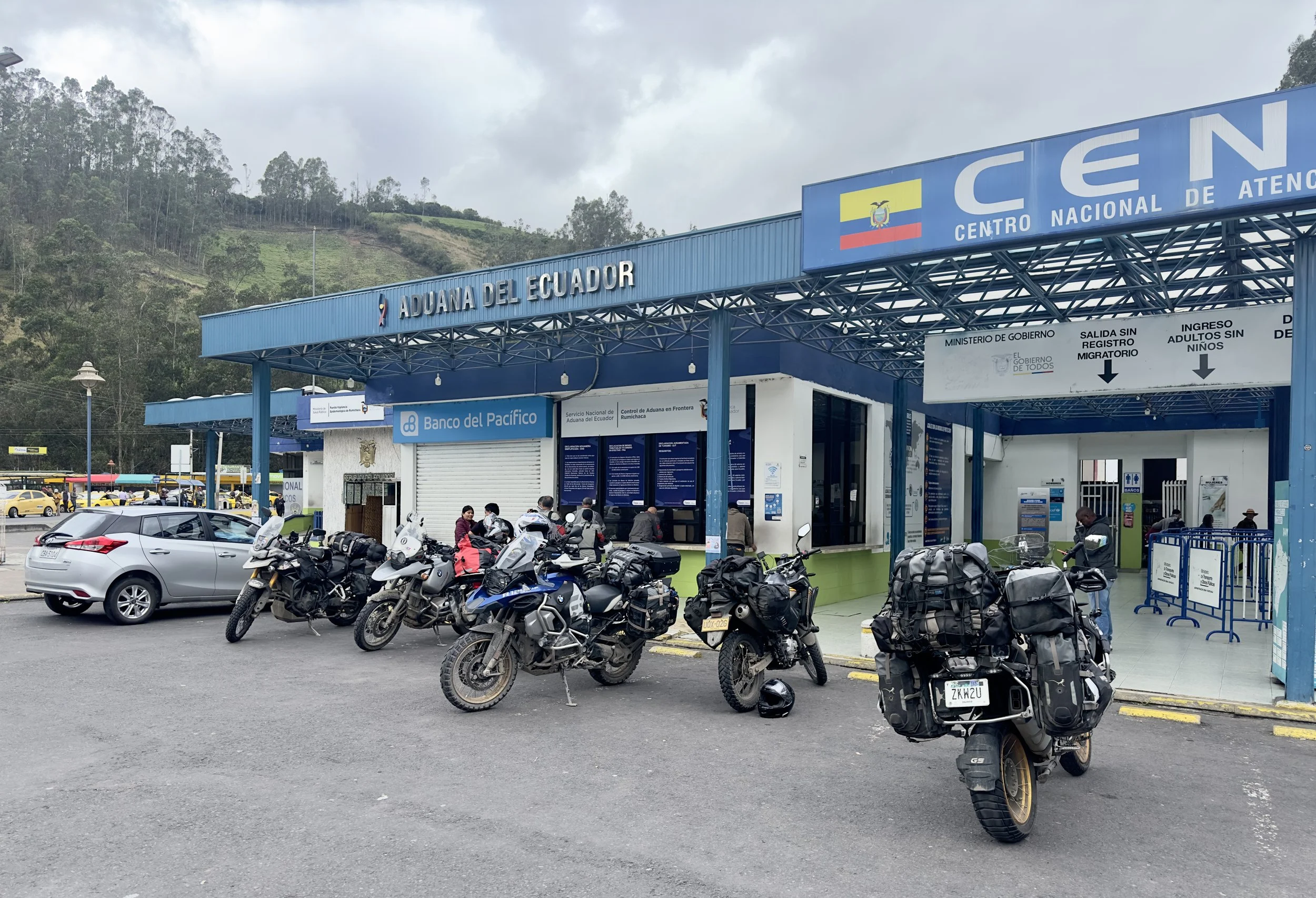 bunch of adventurers showed up at ECU customs