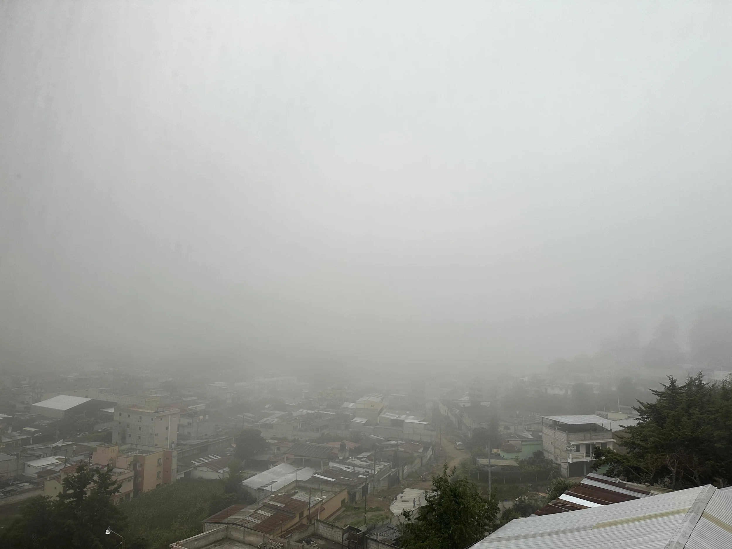 morning fog @ 8,000'