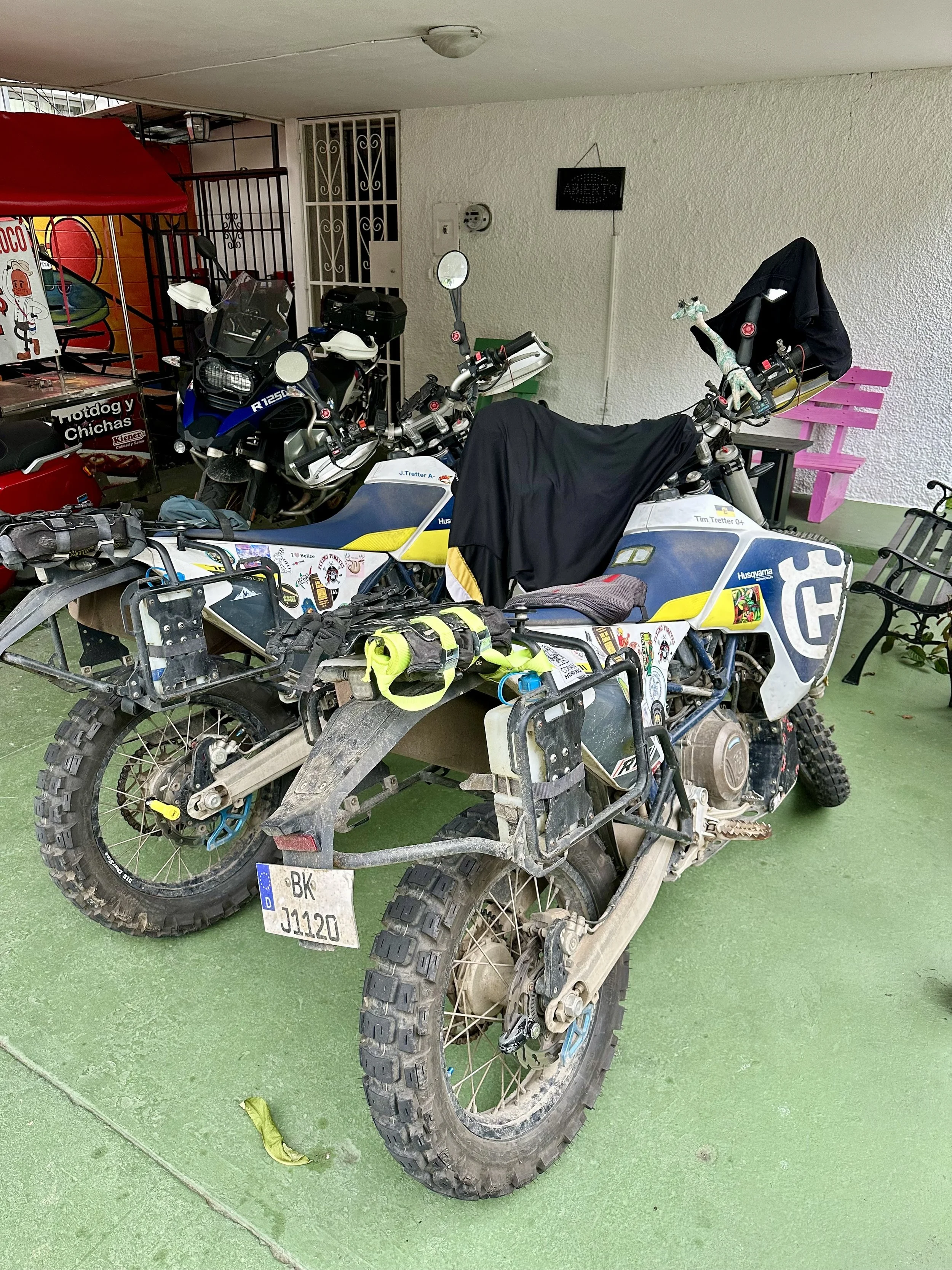 two other bikers joined me in my hotel