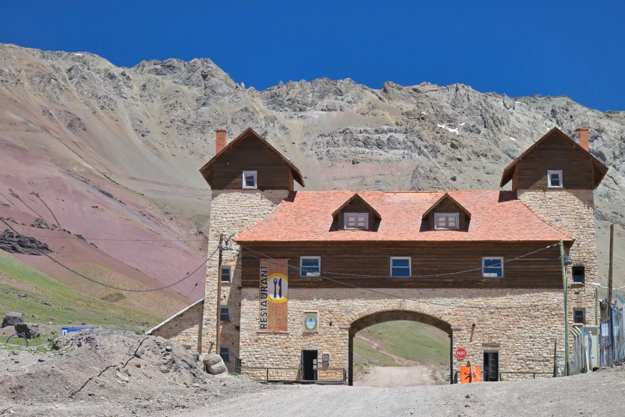  the old Road goes through the gate and over the ridge behind it