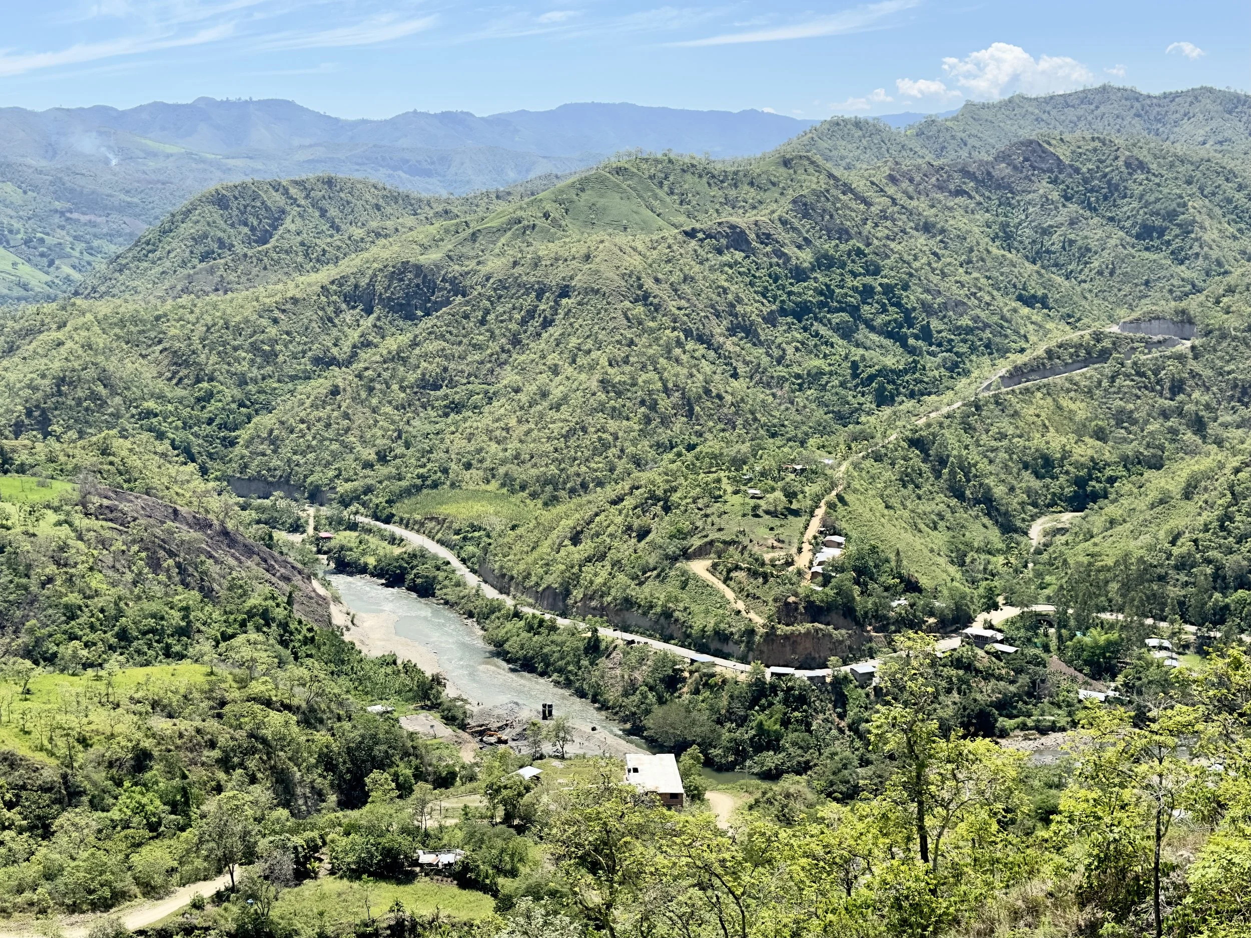 that's PERU on the other side of the river