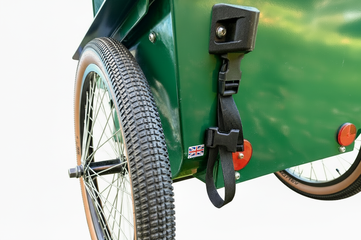 Conker Trailer Rear Showing Safety Brake