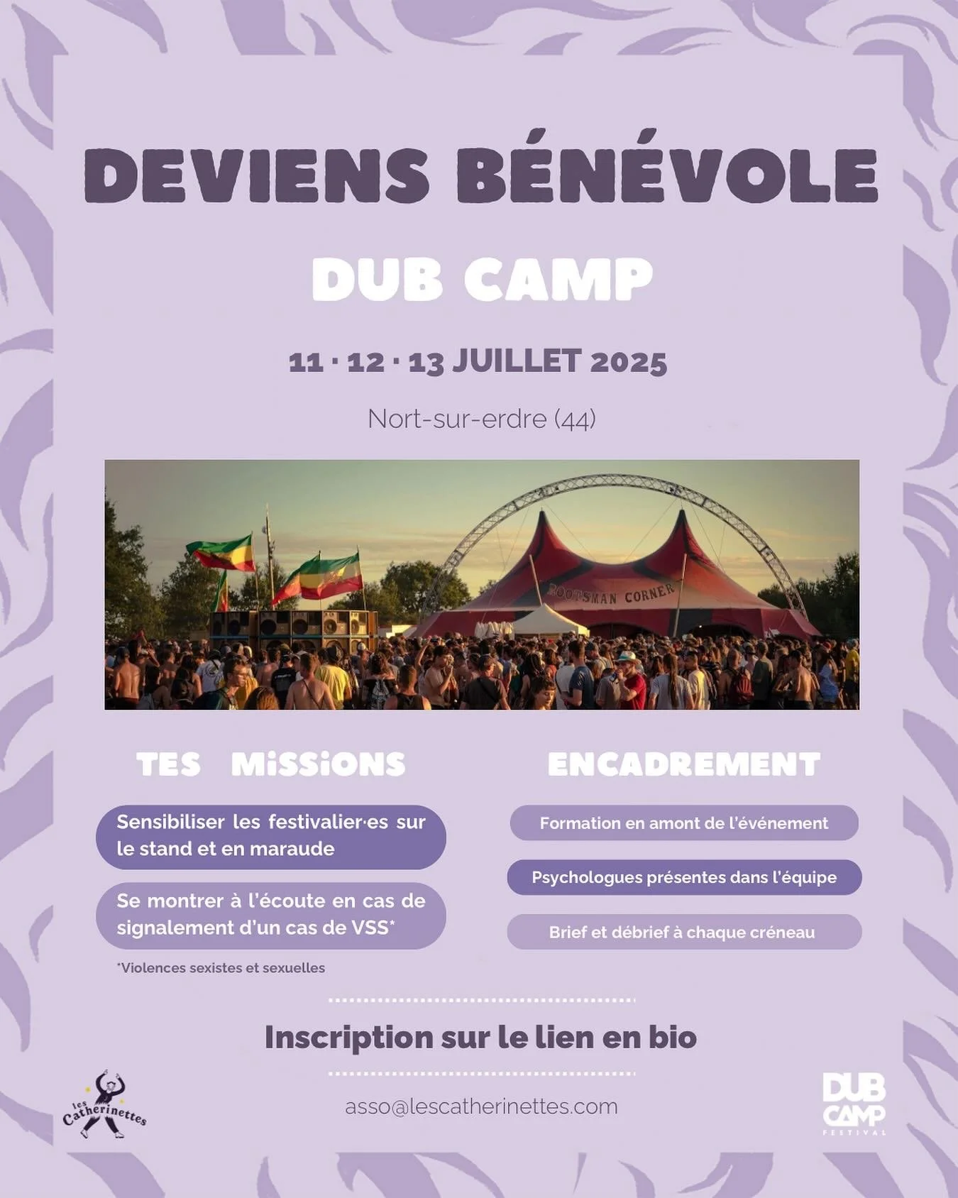 💜APPEL &Agrave; B&Eacute;N&Eacute;VOLES💜 

* &Eacute;QUIPE COMPL&Egrave;TE ! * Merci pour votre r&eacute;activit&eacute; 💪

🔥 On a besoin de toi pour dire &laquo; Ciao les reloux ! &raquo; 🔥

Viens nous aider &agrave; lutter contre les violences