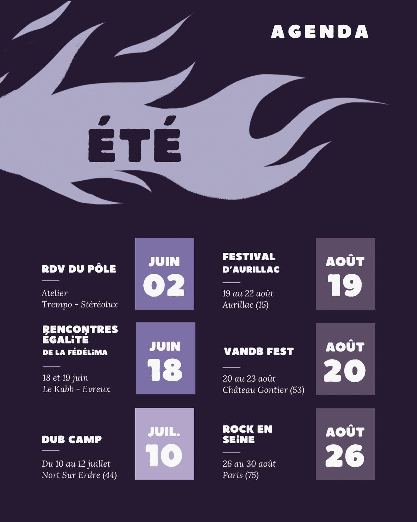 ✹ L&rsquo;agenda de l&rsquo;&eacute;t&eacute; est rempli pour les Catherinettes ! ✹

✽ On commence les rendez-vous du @lepolemusique 

✽ On encha&icirc;ne avec le lancement officiel de la @federationfacile aux rencontres &eacute;galit&eacute; de la @