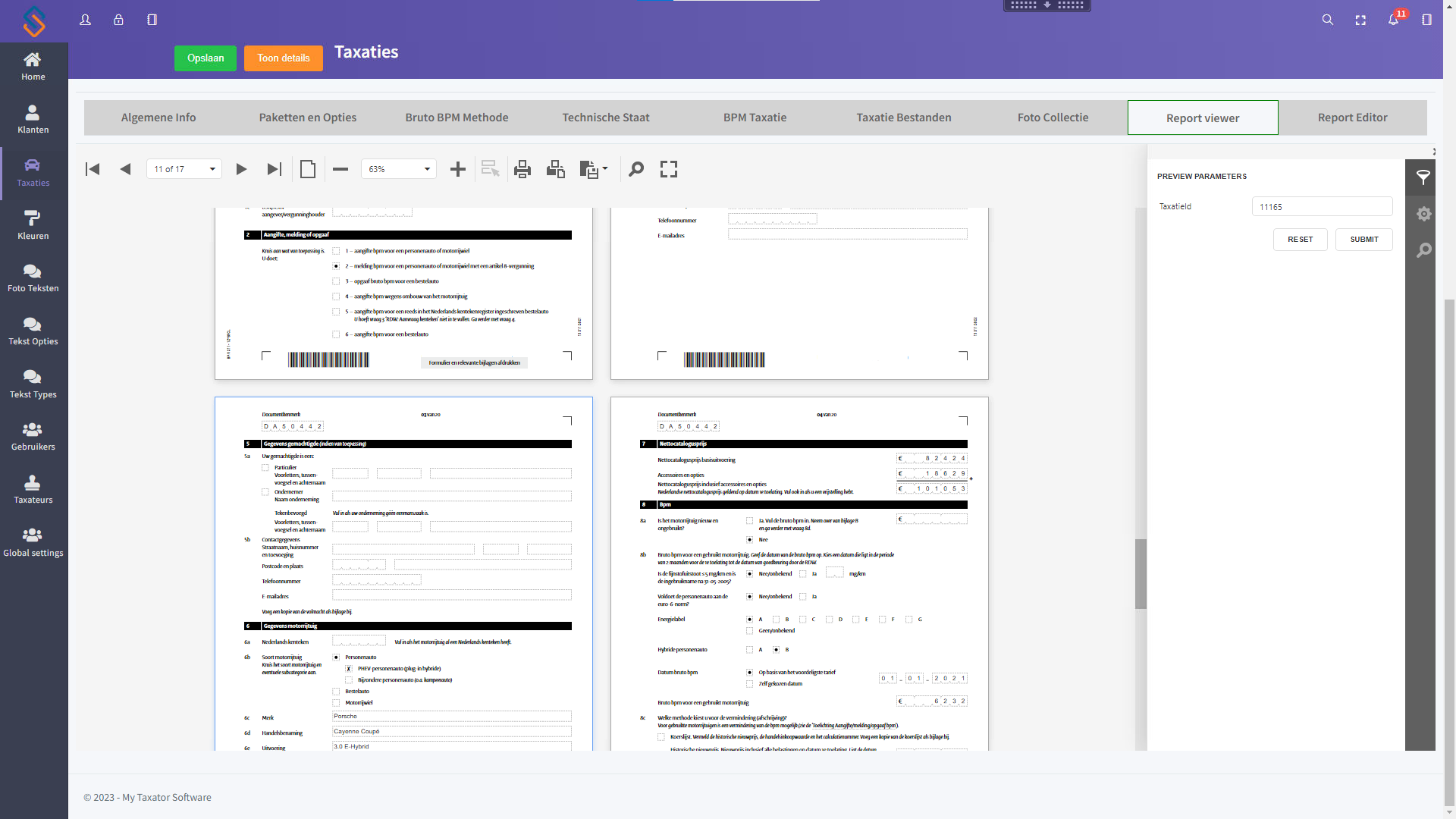 Taxatie pagina Viewer.png